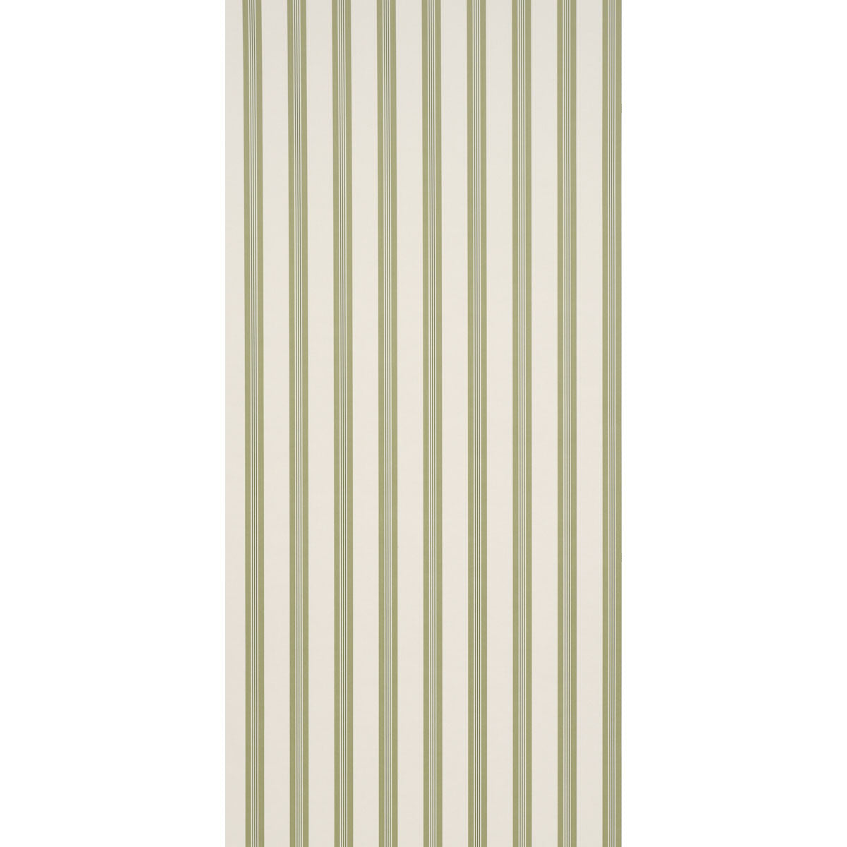 Chatham Stripe Wallpaper in leaf color - pattern number 5018172 - by Schumacher in the Stripe Wallcovering Collection collection