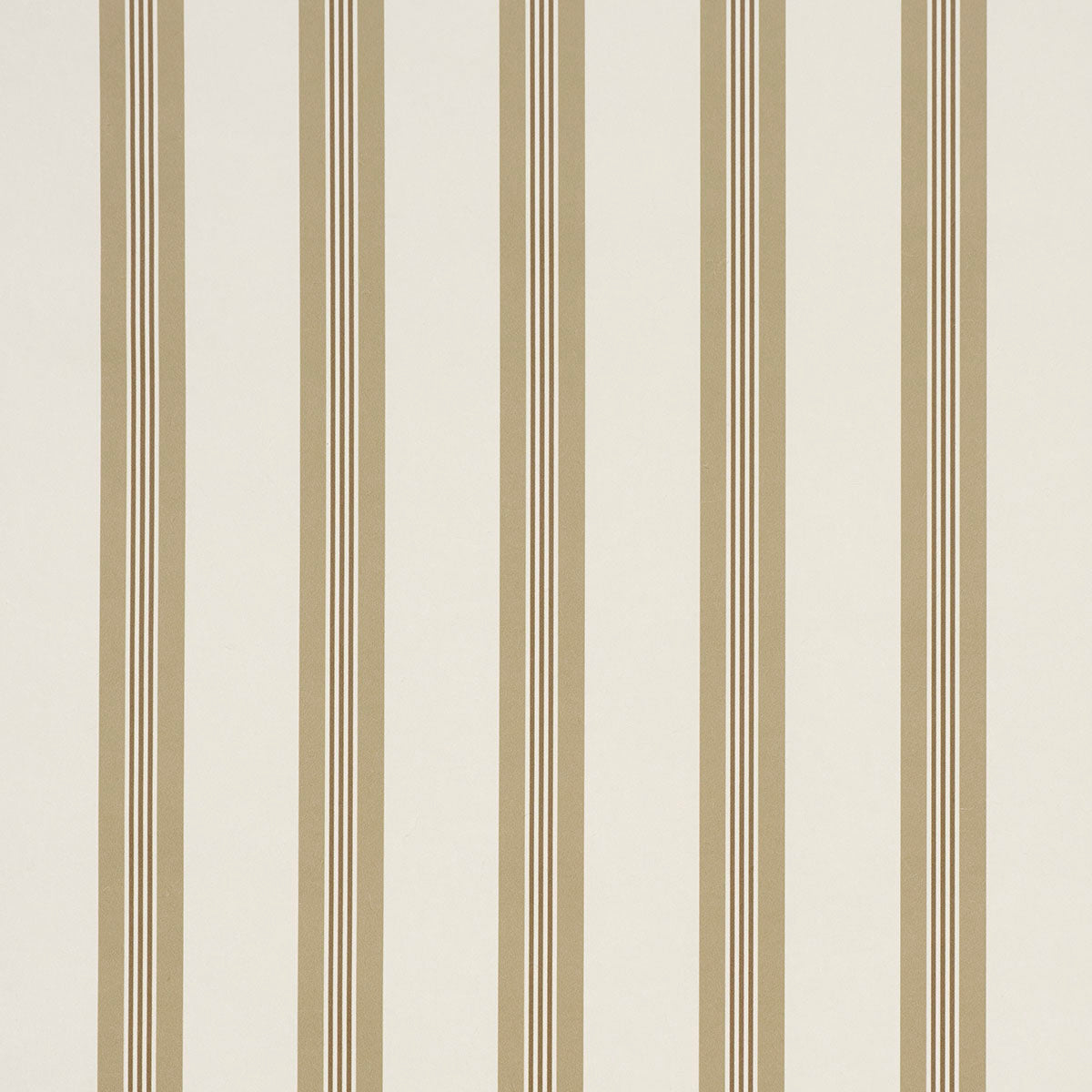 Chatham Stripe Wallpaper in driftwood color - pattern number 5018173 - by Schumacher in the Stripe Wallcovering Collection collection