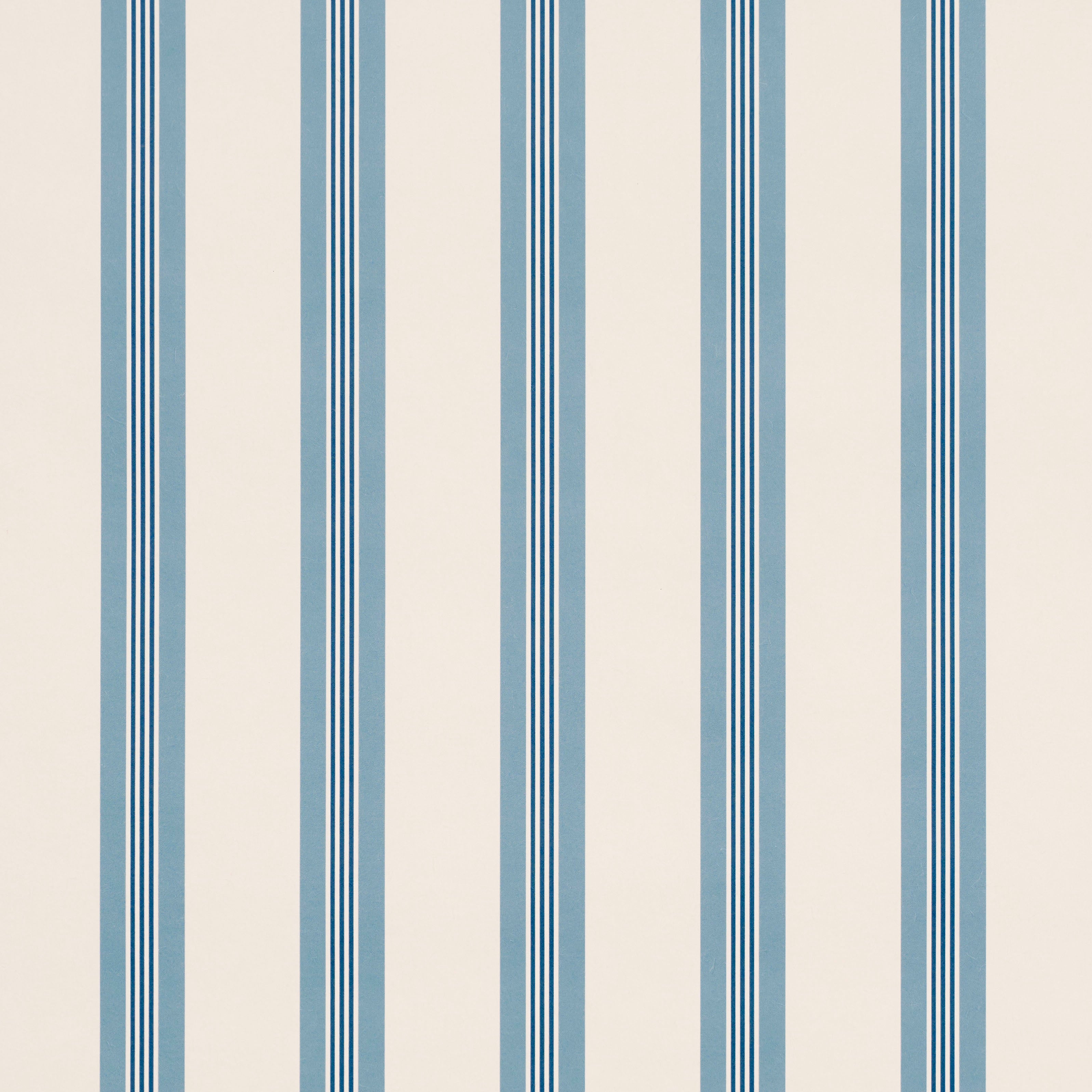 Chatham Stripe Wallpaper in delft color - pattern number 5018176 - by Schumacher in the Stripe Wallcovering Collection collection