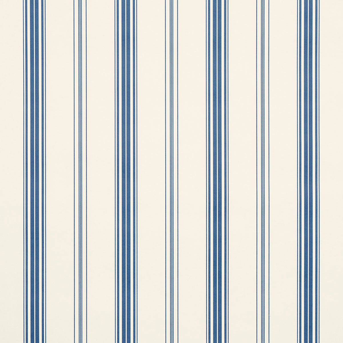 Coco Stripe Wallpaper in indigo color - pattern number 5018194 - by Schumacher in the Stripe Wallcovering Collection collection