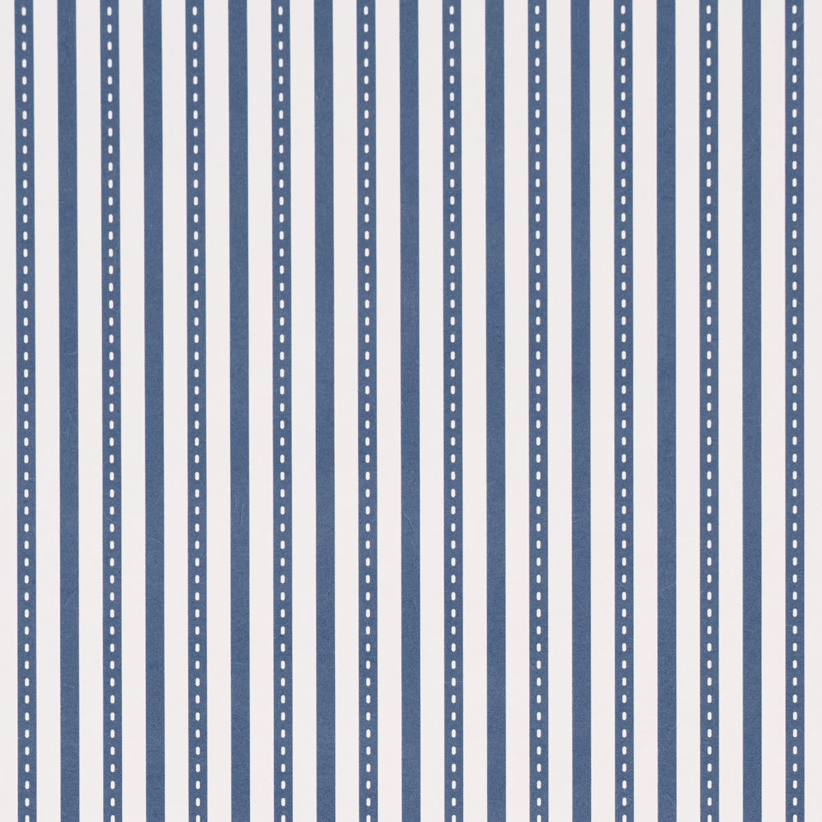 Mathis Ticking Stripe Wallpaper in indigo color - pattern number 5018202 - by Schumacher in the Stripe Wallcovering Collection collection