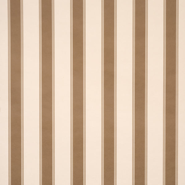 Rafe Stripe Wallpaper in chocolate color - pattern number 5018210 - by Schumacher in the Stripe Wallcovering Collection collection