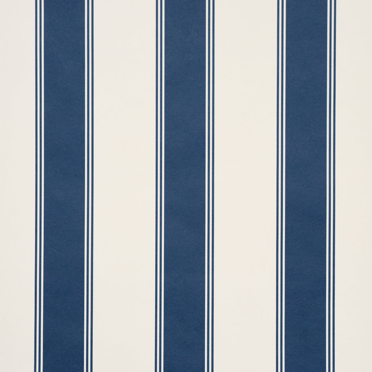 Rafe Stripe Wallpaper in indigo color - pattern number 5018215 - by Schumacher in the Stripe Wallcovering Collection collection