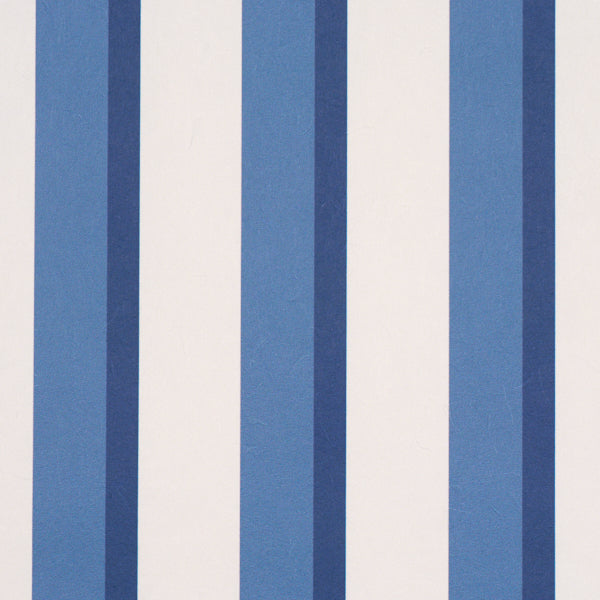 Rigsby Stripe Wallpaper in delft color - pattern number 5018221 - by Schumacher in the Stripe Wallcovering Collection collection