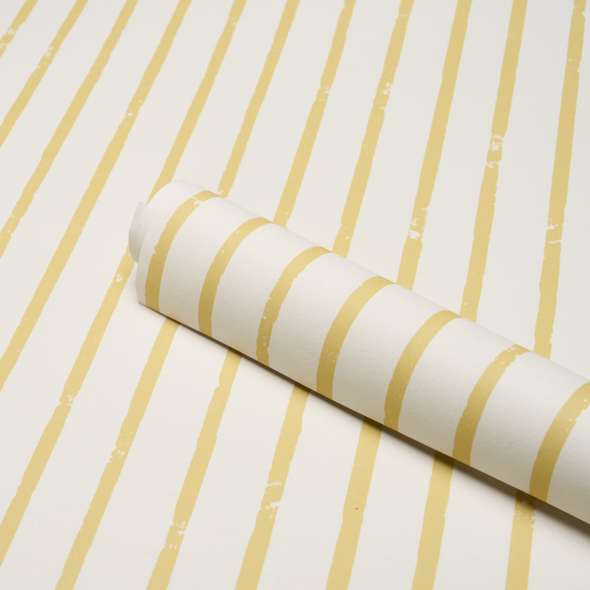 Springs Stripe Wallpaper in Yellow color - pattern number 5018351 - by Schumacher in the Stars and Stripes collection