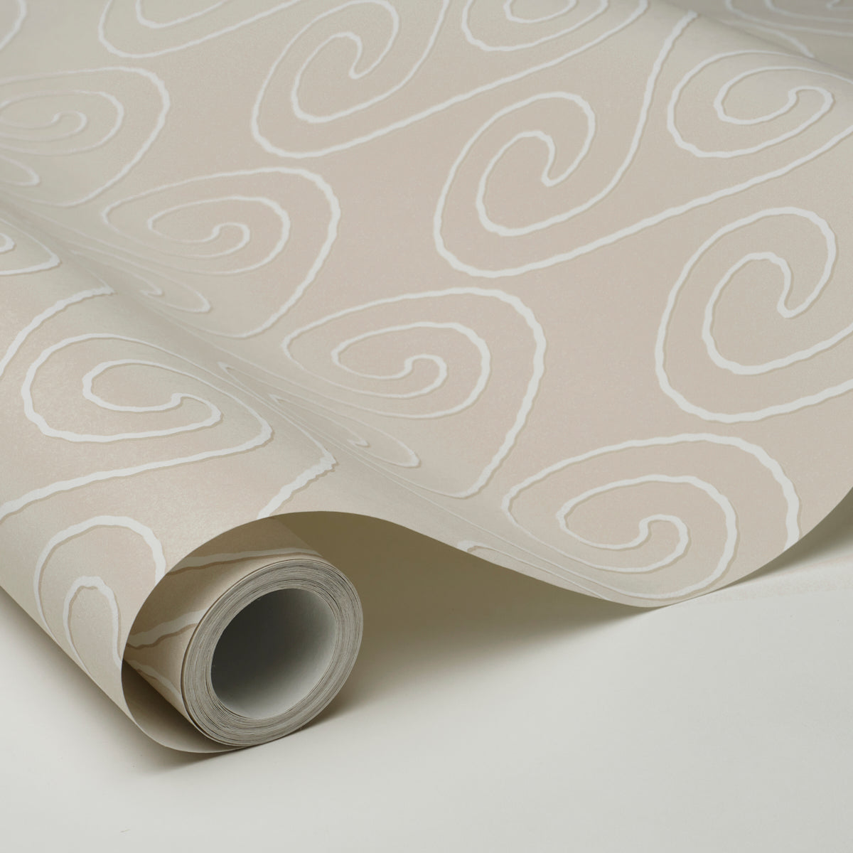 Fortuna Wallpaper in light beige color - pattern number 5018360 - by Schumacher in the Backdrop I collection