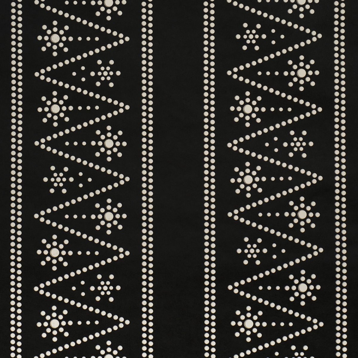 The Pearlies Wallpaper in black color - pattern number 5018373 - by Schumacher in the Backdrop I collection