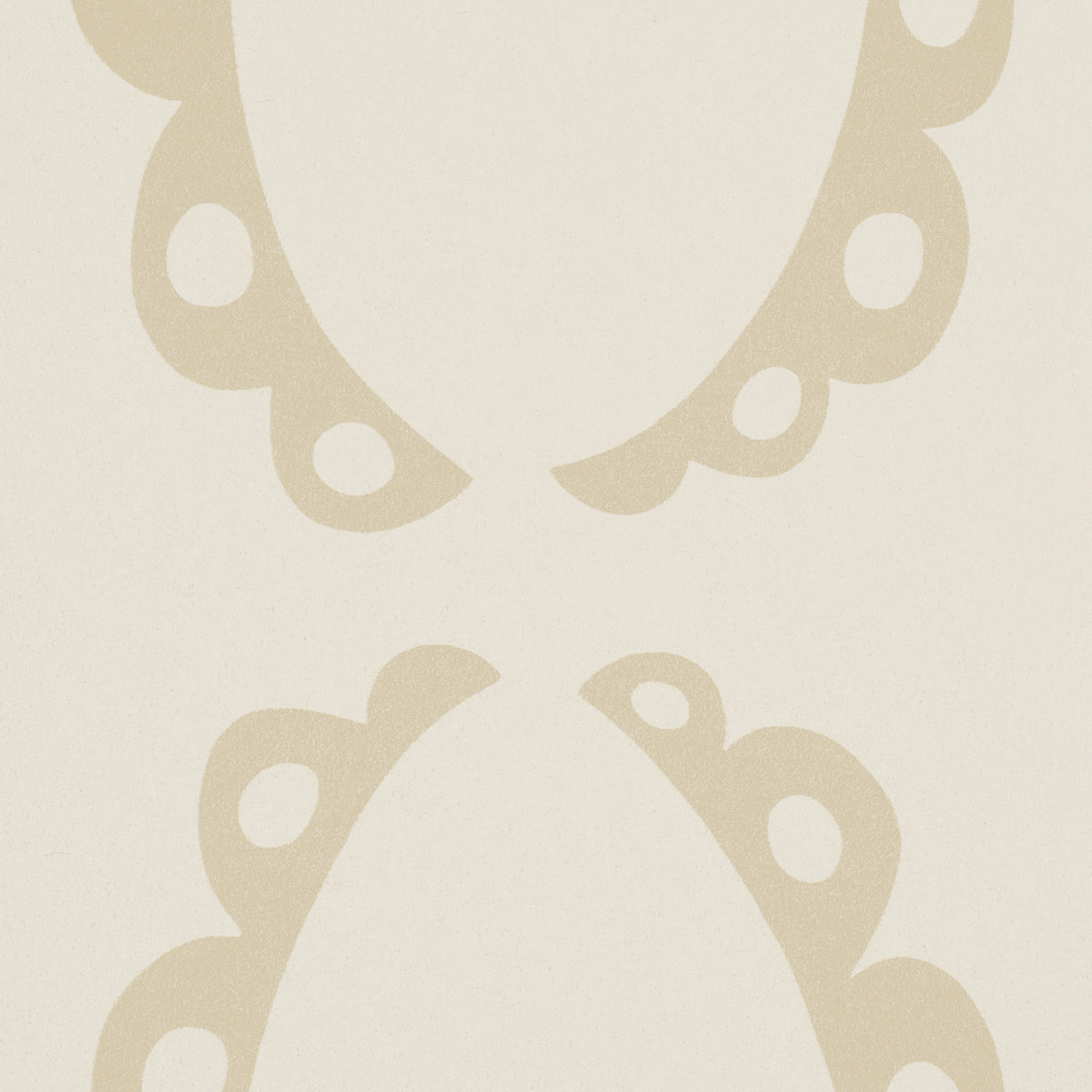 The Saints Wallpaper in warm white color - pattern number 5018380 - by Schumacher in the Backdrop I collection