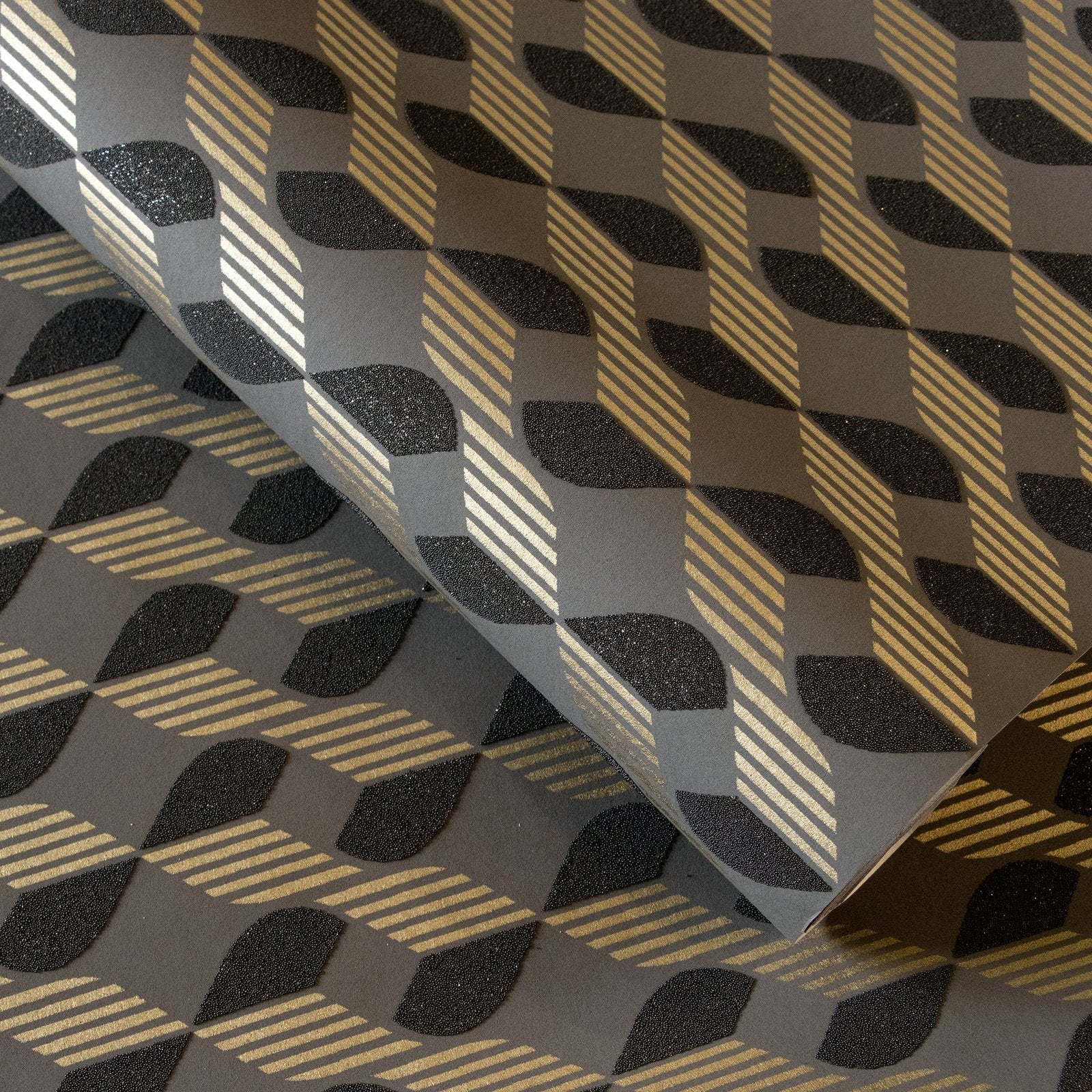 Venus Umber Brown wallpaper in bronze brown color - pattern number GH51210-23 - by Galerie in the Universe collection