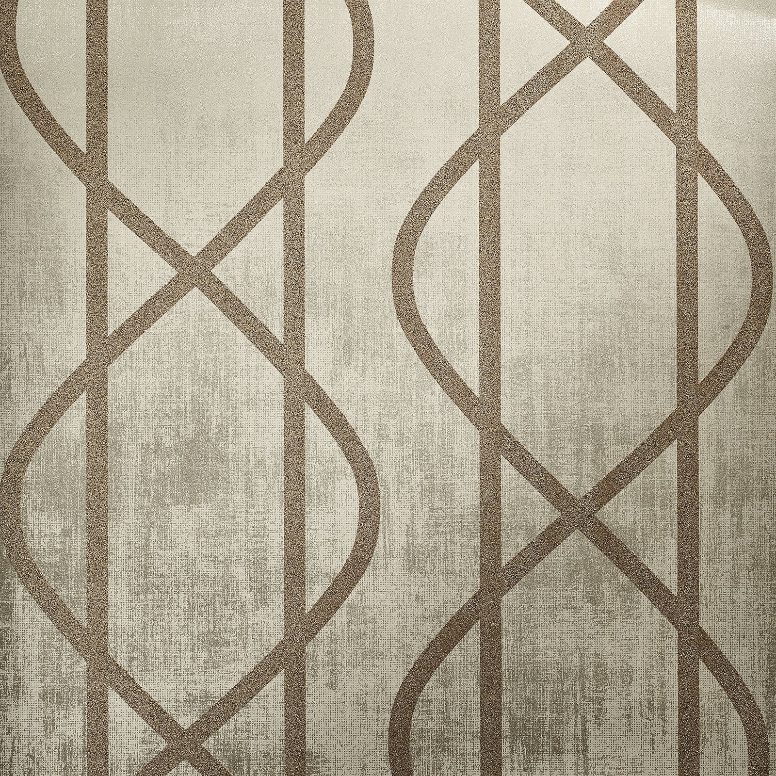Saturn Sand Beige wallpaper in beige color - pattern number GH51212-23 - by Galerie in the Universe collection