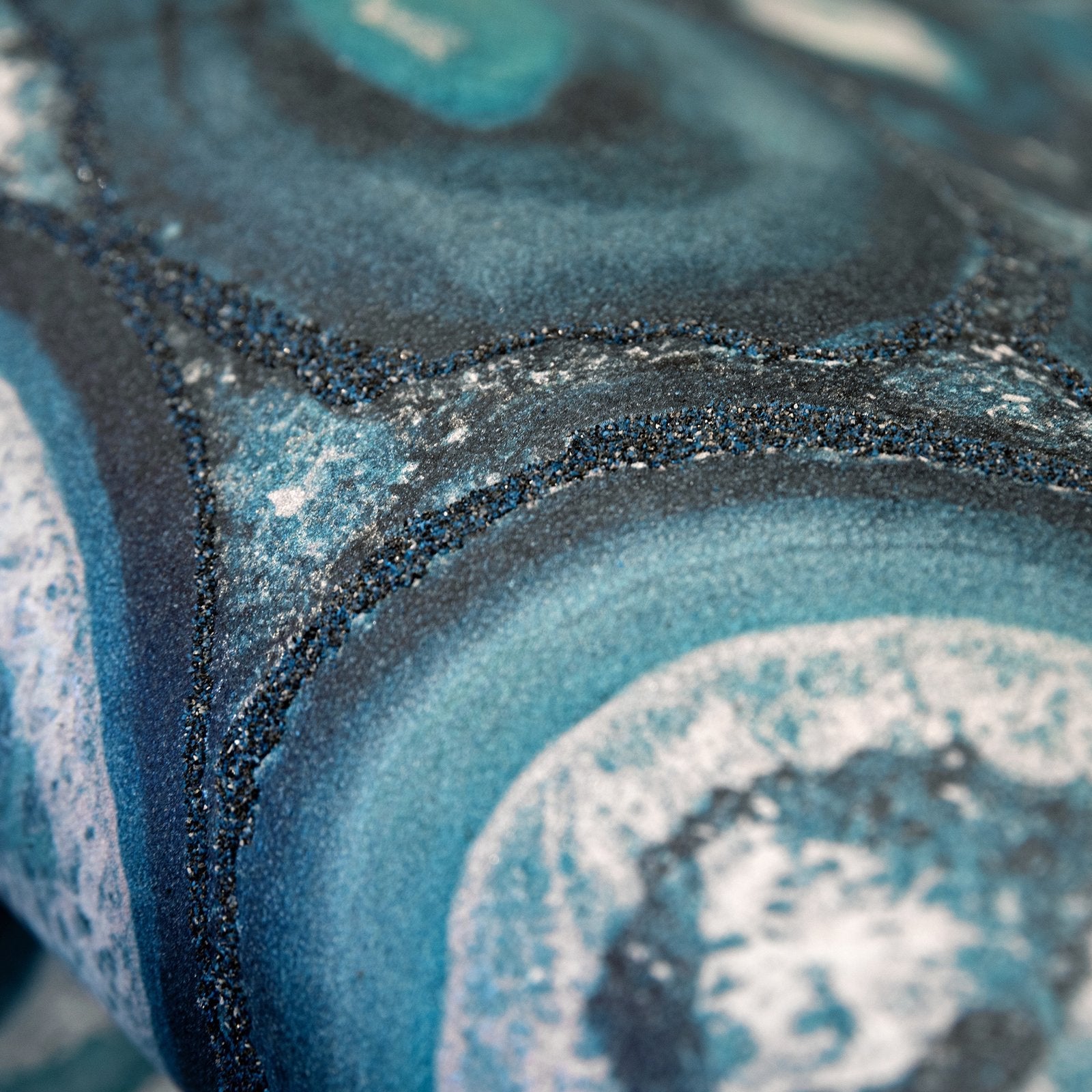Agate wallpaper in blue color - pattern number GH51219-23 - by Galerie in the Pepper collection