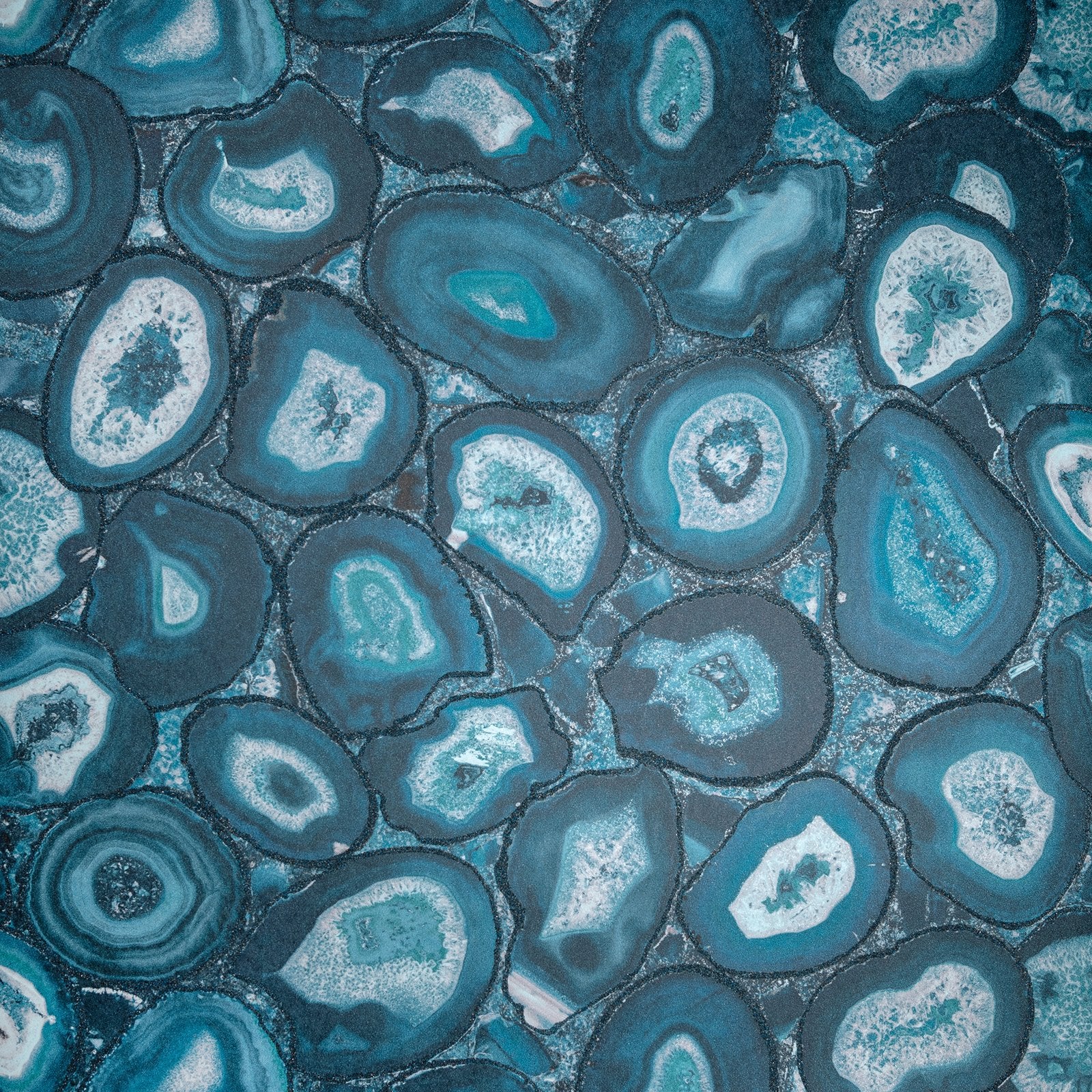 Agate wallpaper in blue color - pattern number GH51219-23 - by Galerie in the Pepper collection
