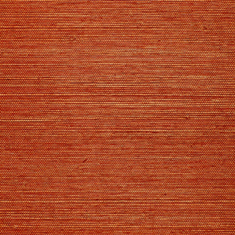 Ningbo Sisal wallpaper in russet color - pattern number 524314 - by Schumacher in the Essential Wallcoverings Sisals collection