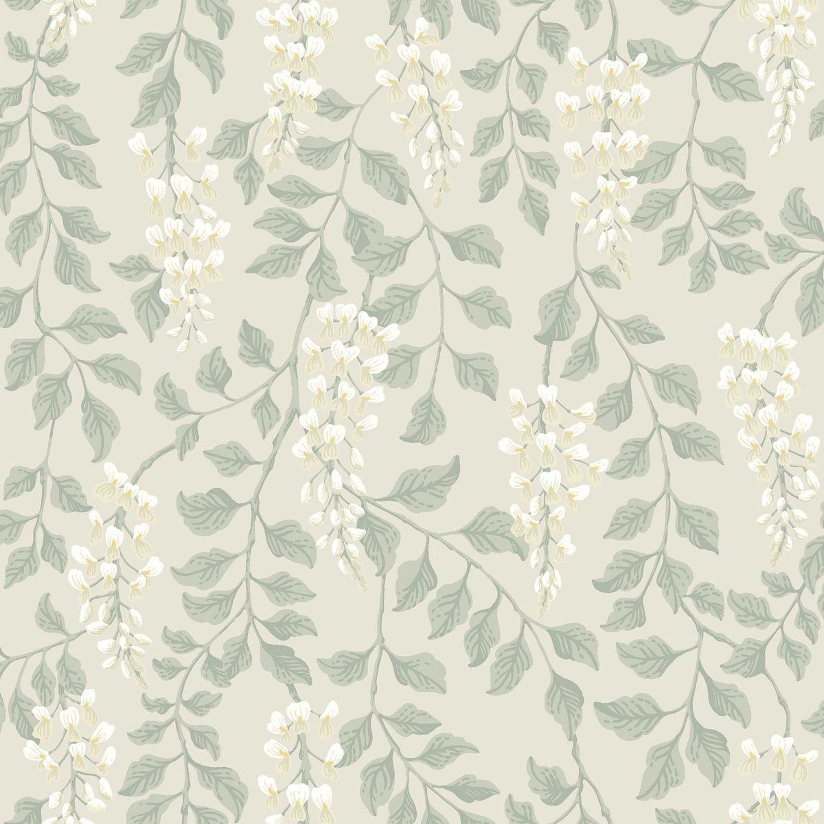 Blaregn wallpaper in leaf color - pattern number 5708 - by Schumacher in the Borastapeter collection