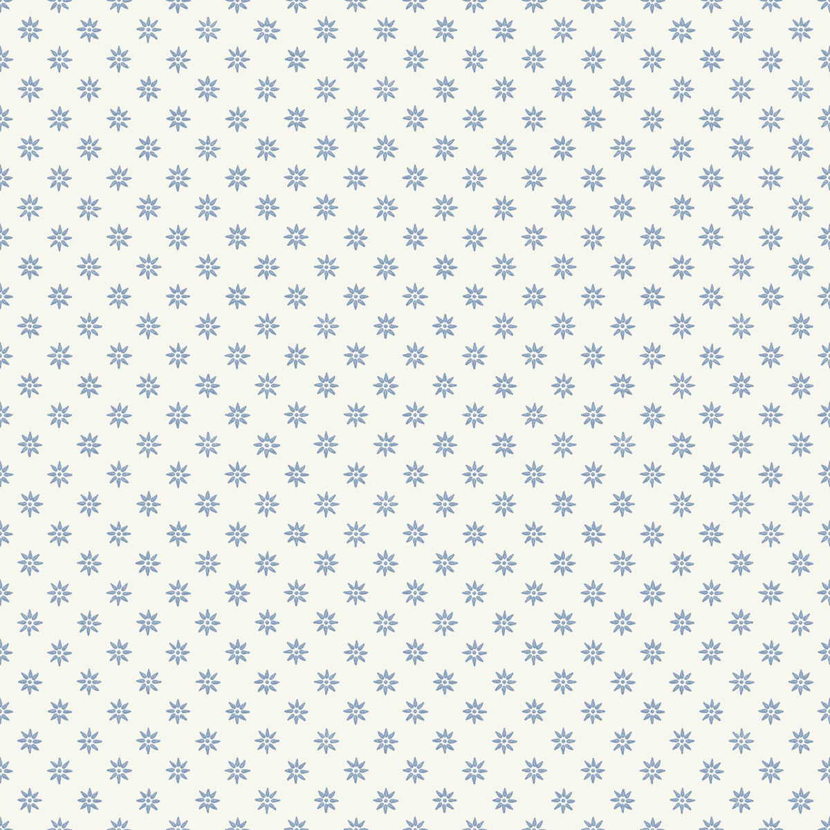 Skogsstjärna Wallpaper in blue color - pattern number 5810 - by Schumacher in the Borastapeter collection