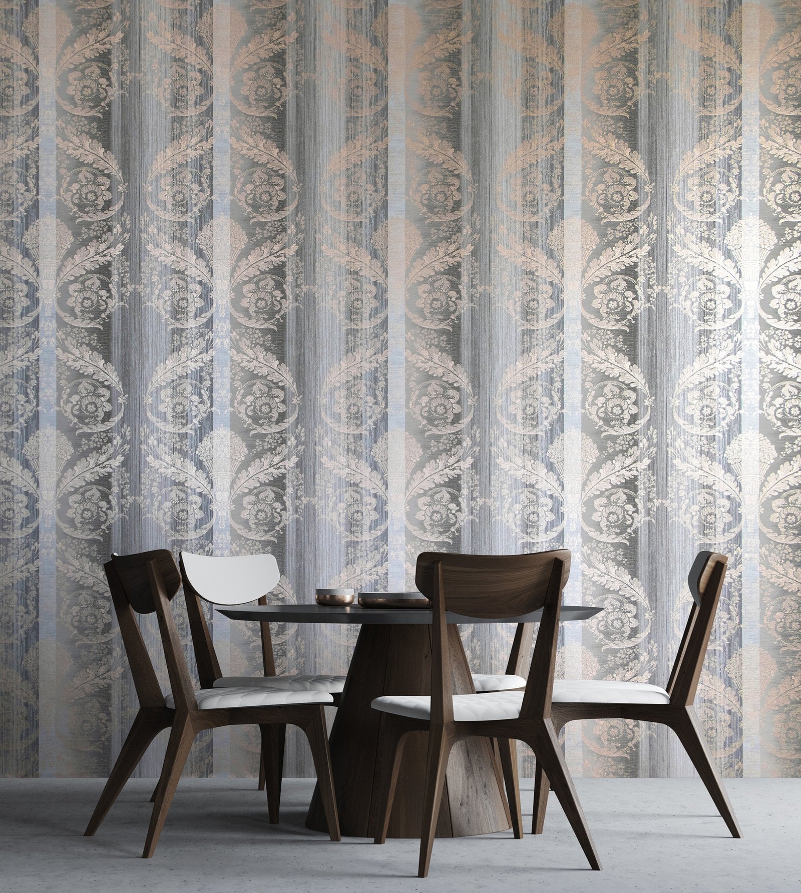Nerites wallpaper in silver grey color - pattern number 64290 - by Galerie in the Adonea collection