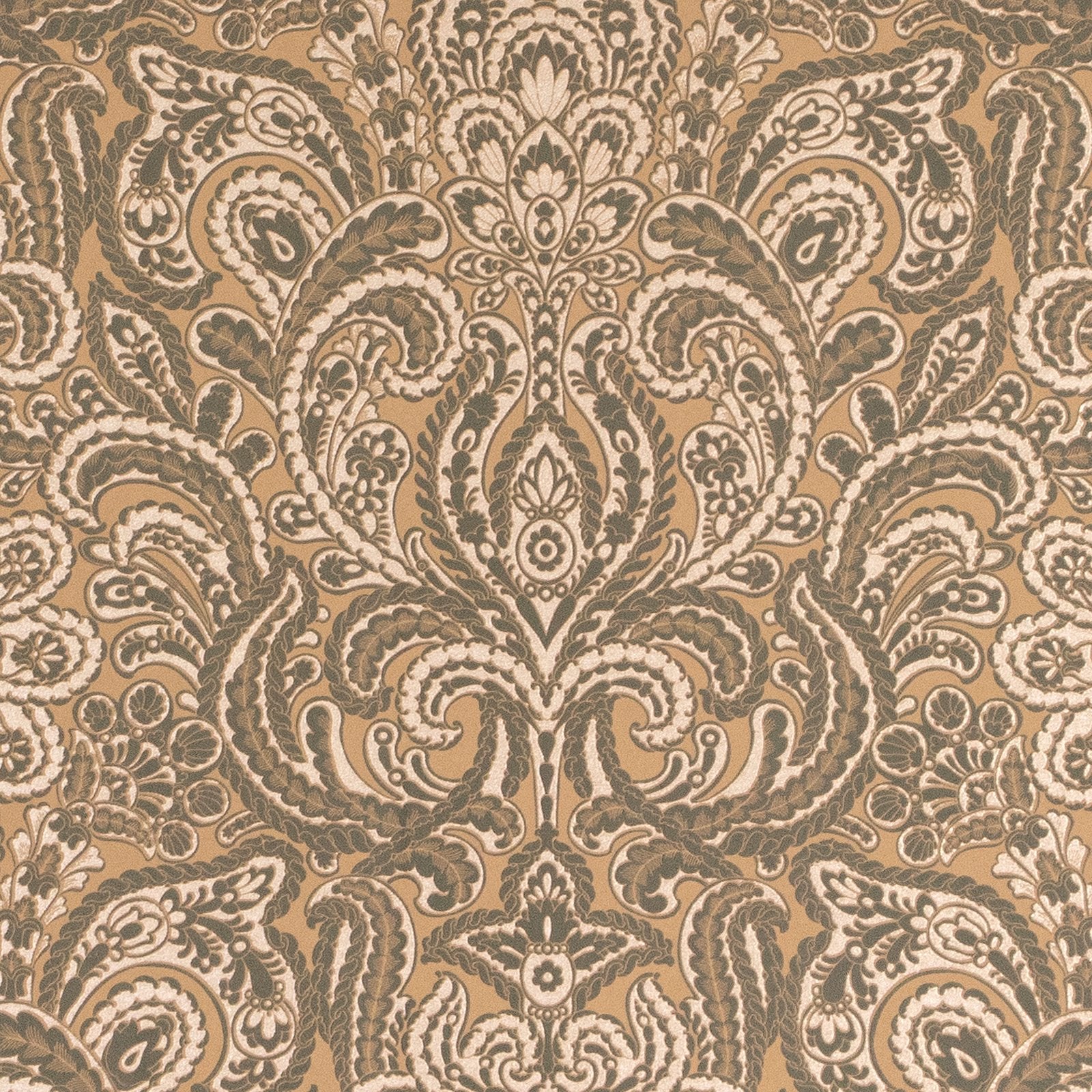 Ares wallpaper in bronze brown color - pattern number 64329 - by Galerie in the Adonea collection