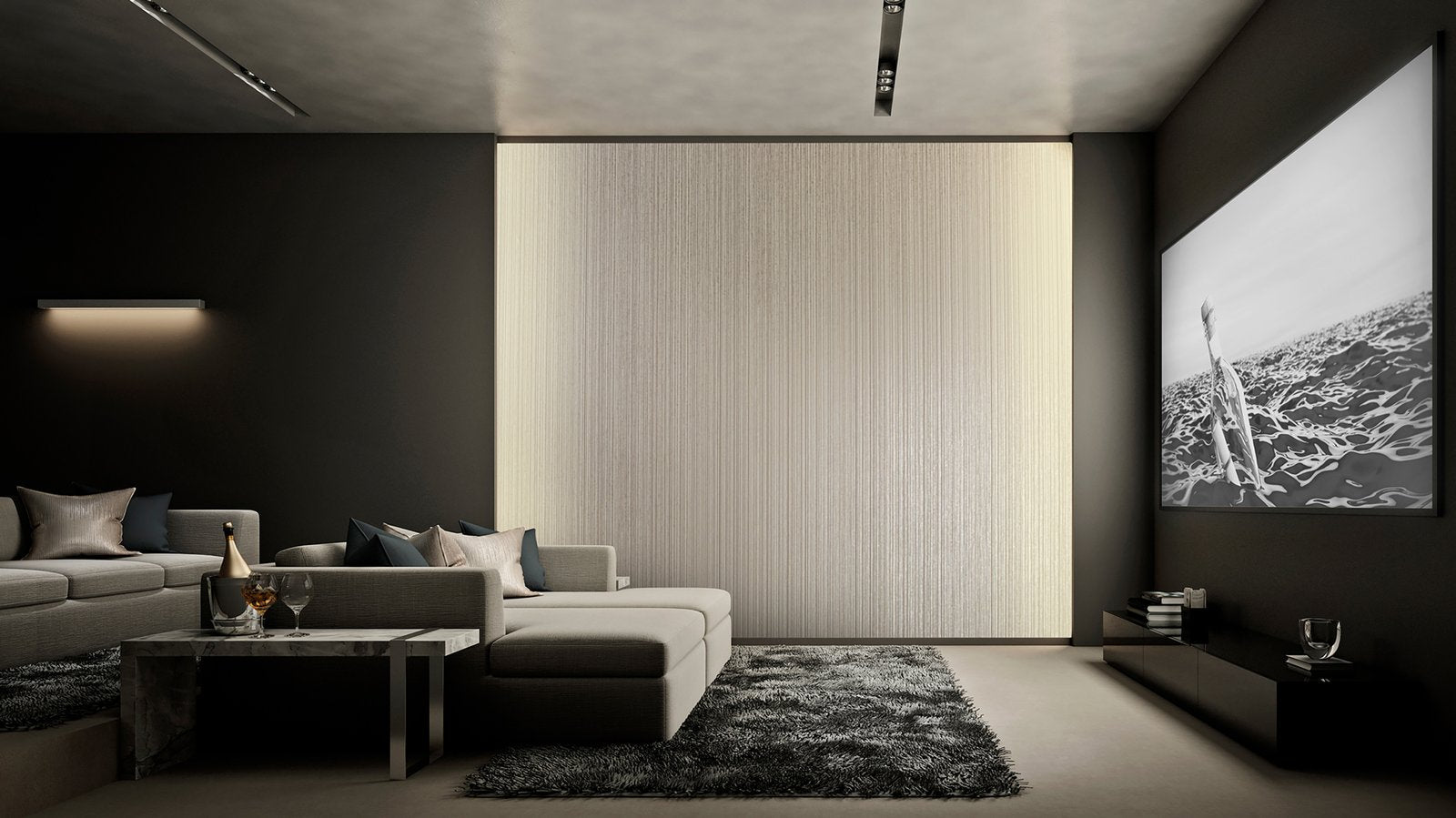 Jupiter Pearl White wallpaper in white color - pattern number GH64612-23 - by Galerie in the Universe collection