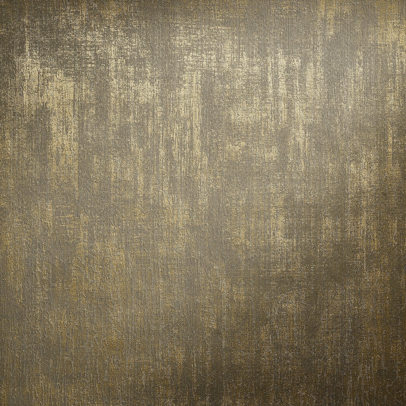 Merkur Umber Brown wallpaper in gold color - pattern number GH64625-23 - by Galerie in the Universe collection