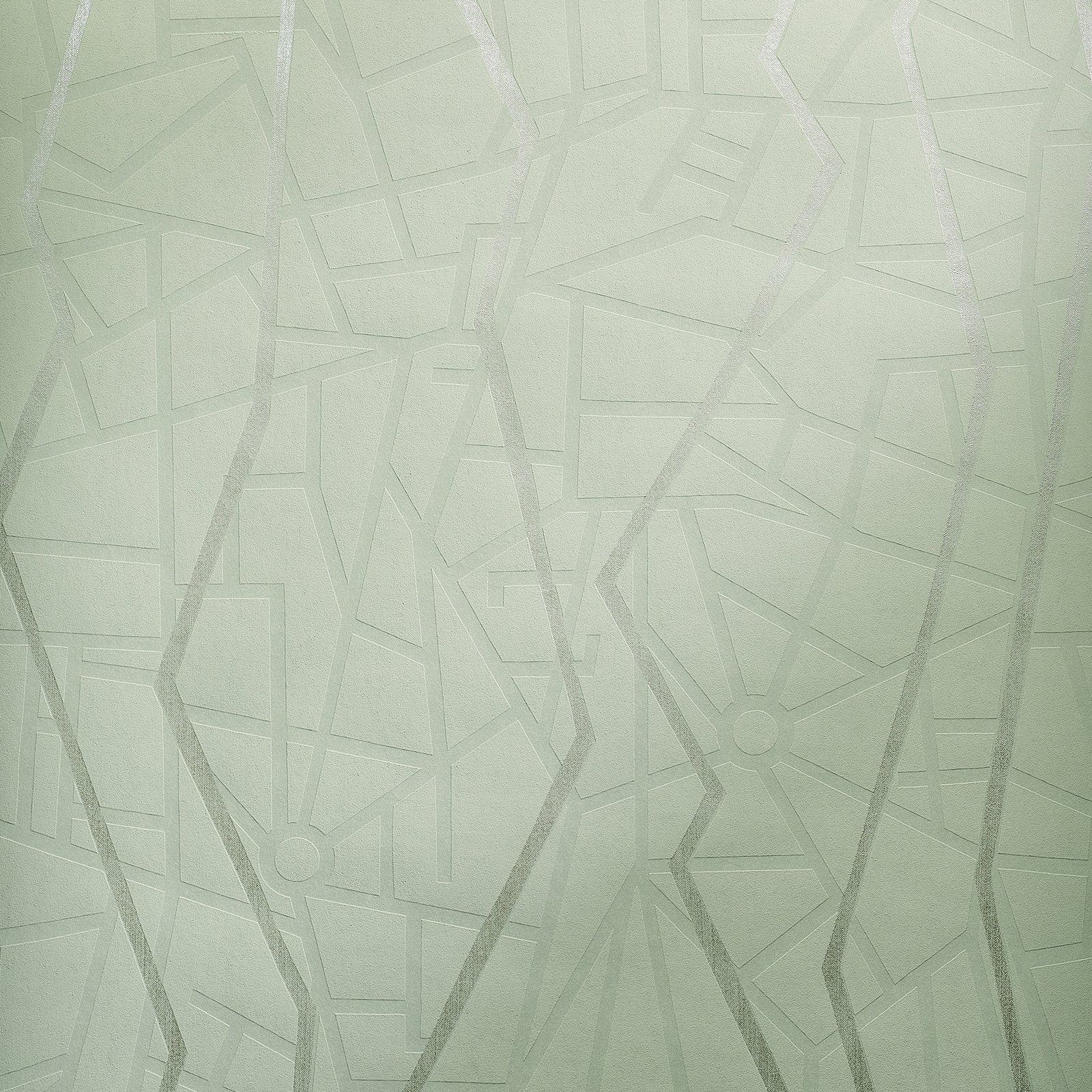 Connection Wasabi Green wallpaper in green color - pattern number GH64637-23 - by Galerie in the Slow Living collection