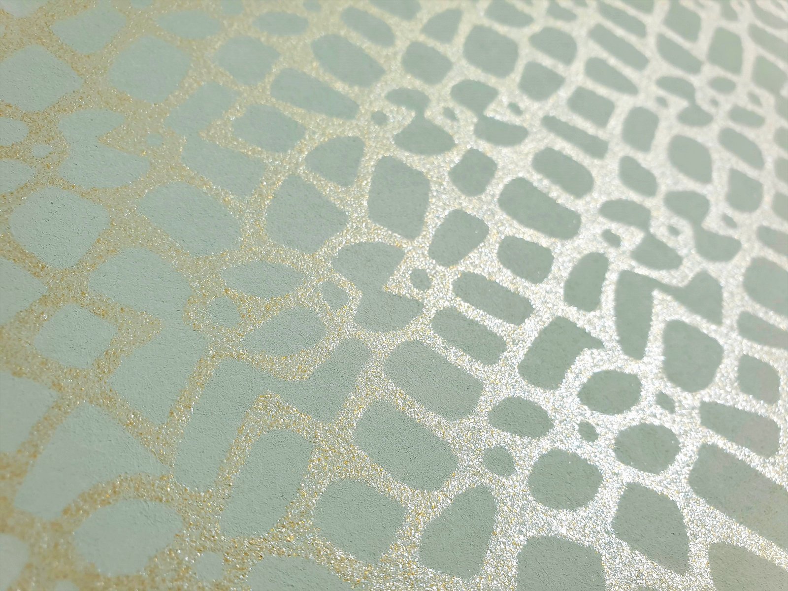 Soul Frost Mint wallpaper in blue color - pattern number GH64649-23 - by Galerie in the Slow Living collection