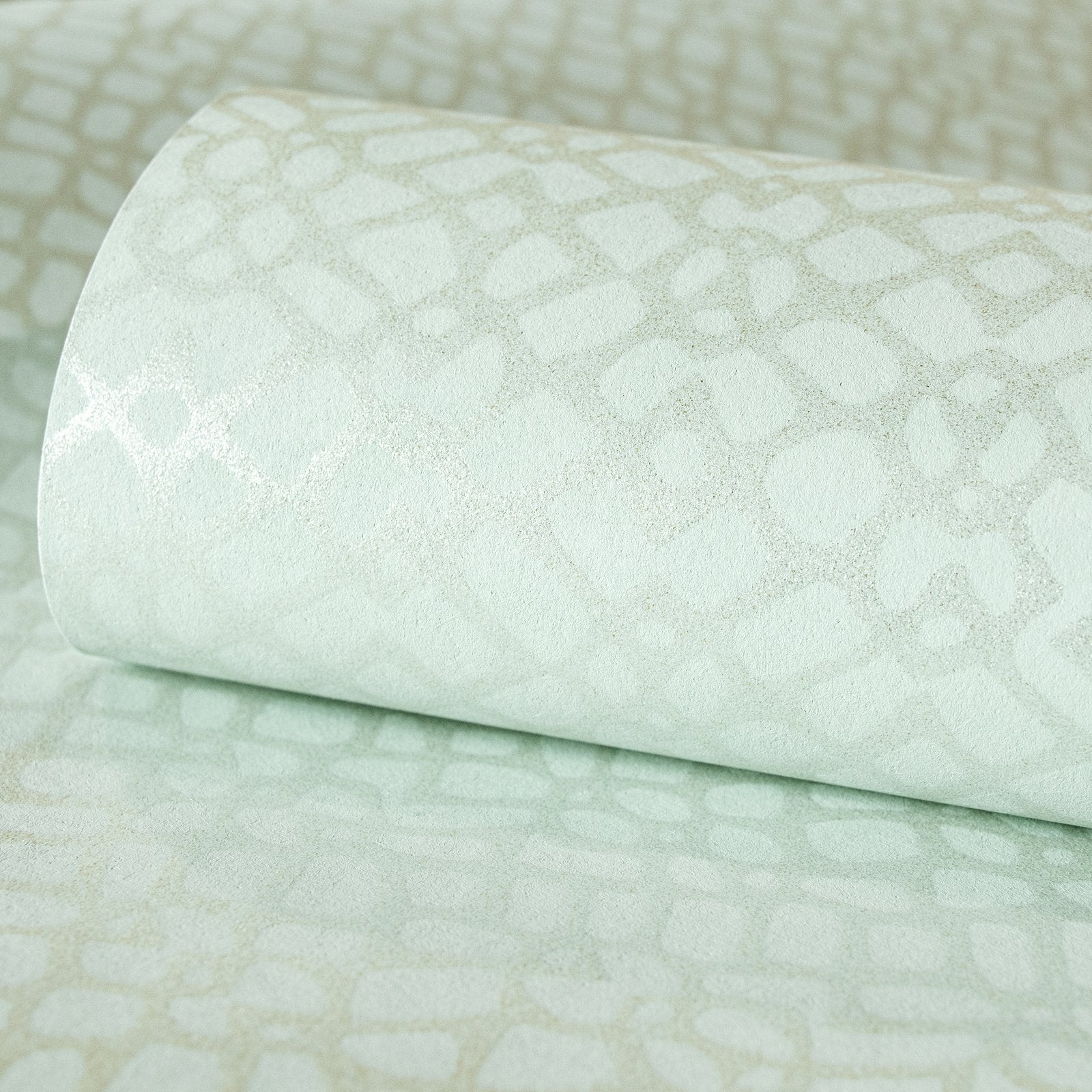 Soul Frost Mint wallpaper in blue color - pattern number GH64649-23 - by Galerie in the Slow Living collection