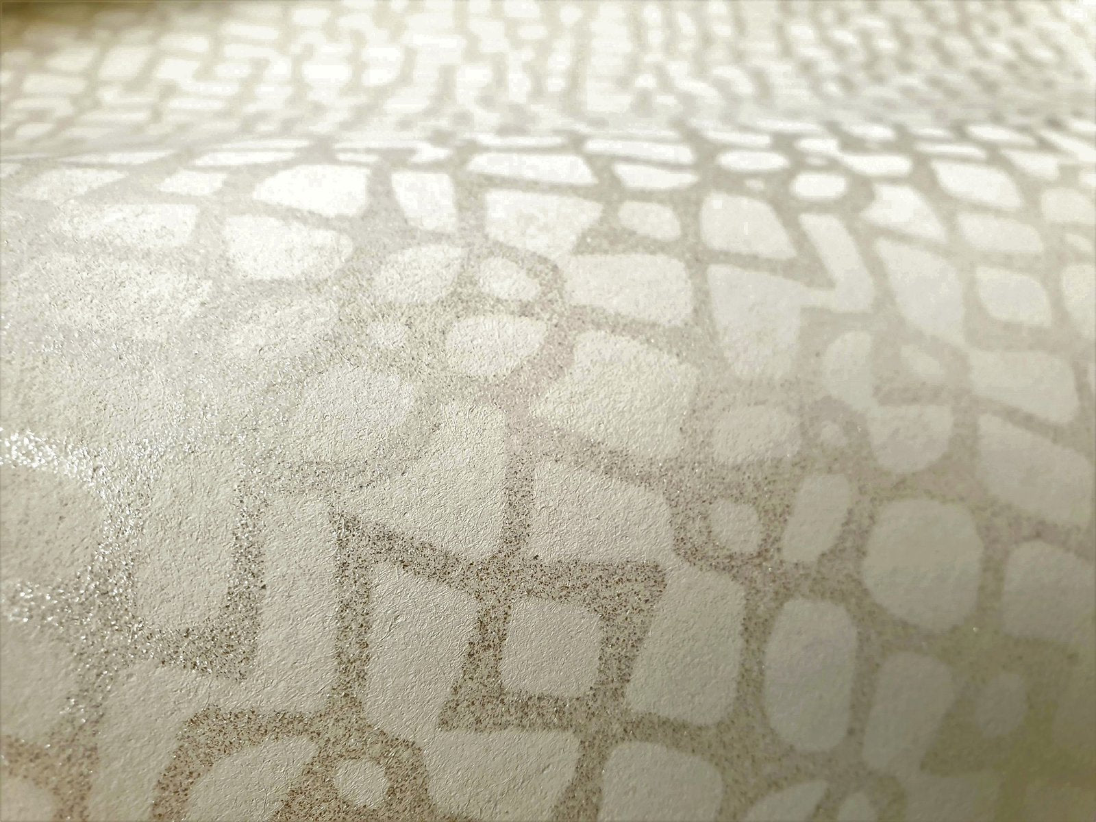 Soul Linen White wallpaper in cream color - pattern number GH64651-23 - by Galerie in the Slow Living collection