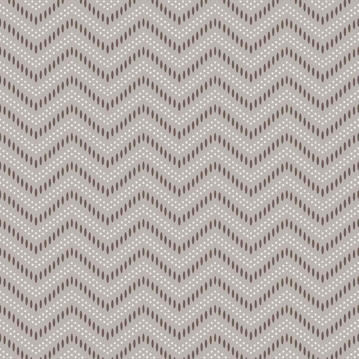 Chevron Dots wallpaper in silver color - pattern number 6484 - by Schumacher in the Borastapeter collection