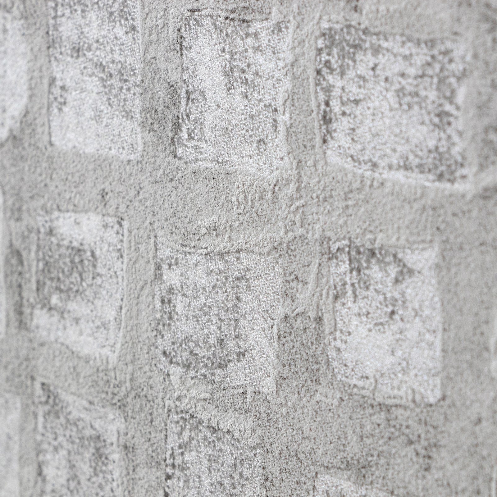 Manhattan / Loft Tile wallpaper in silver grey color - pattern number GH64862-23 - by Galerie in the Urban Classics collection