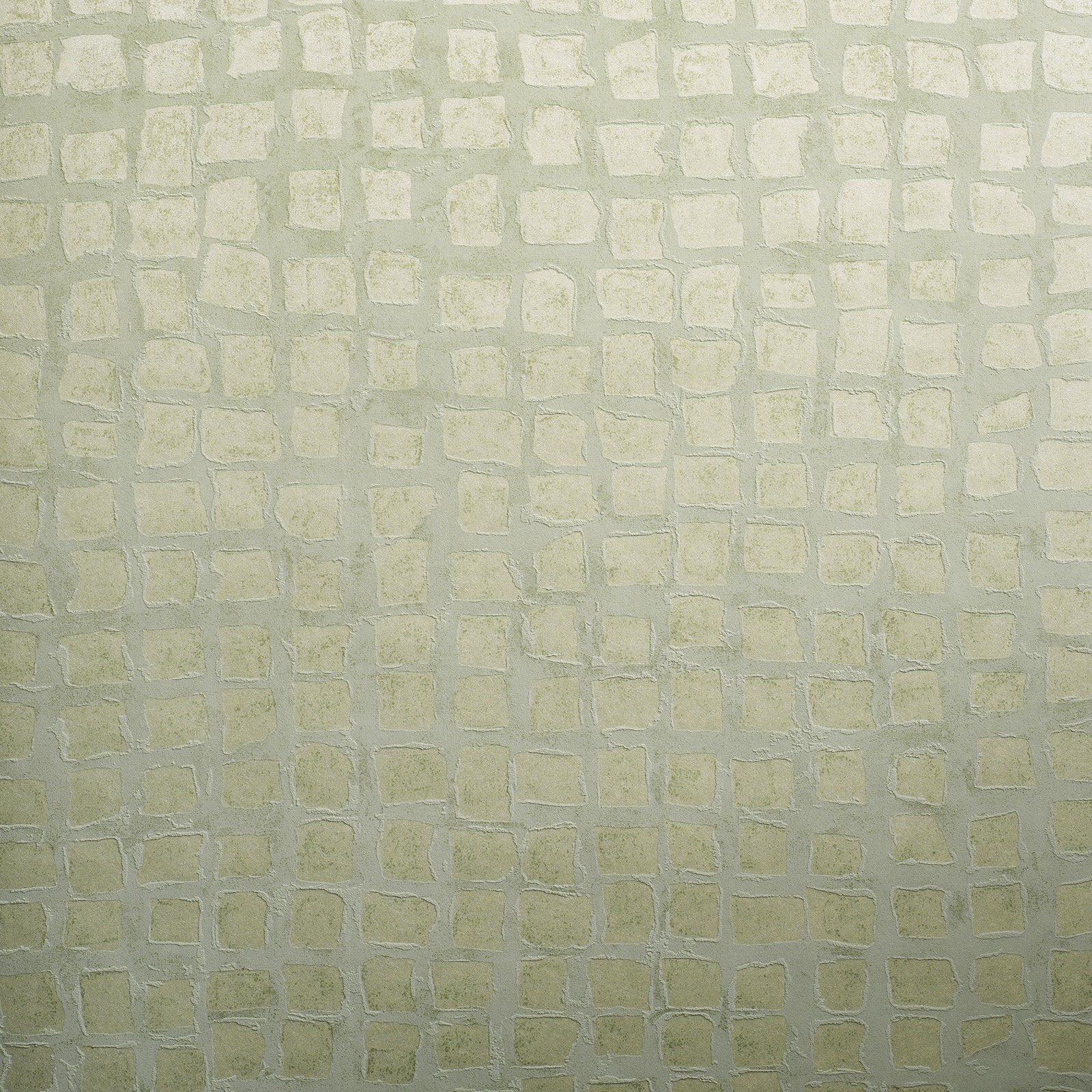 Manhattan / Loft Tile wallpaper in green color - pattern number GH64864-23 - by Galerie in the Urban Classics collection