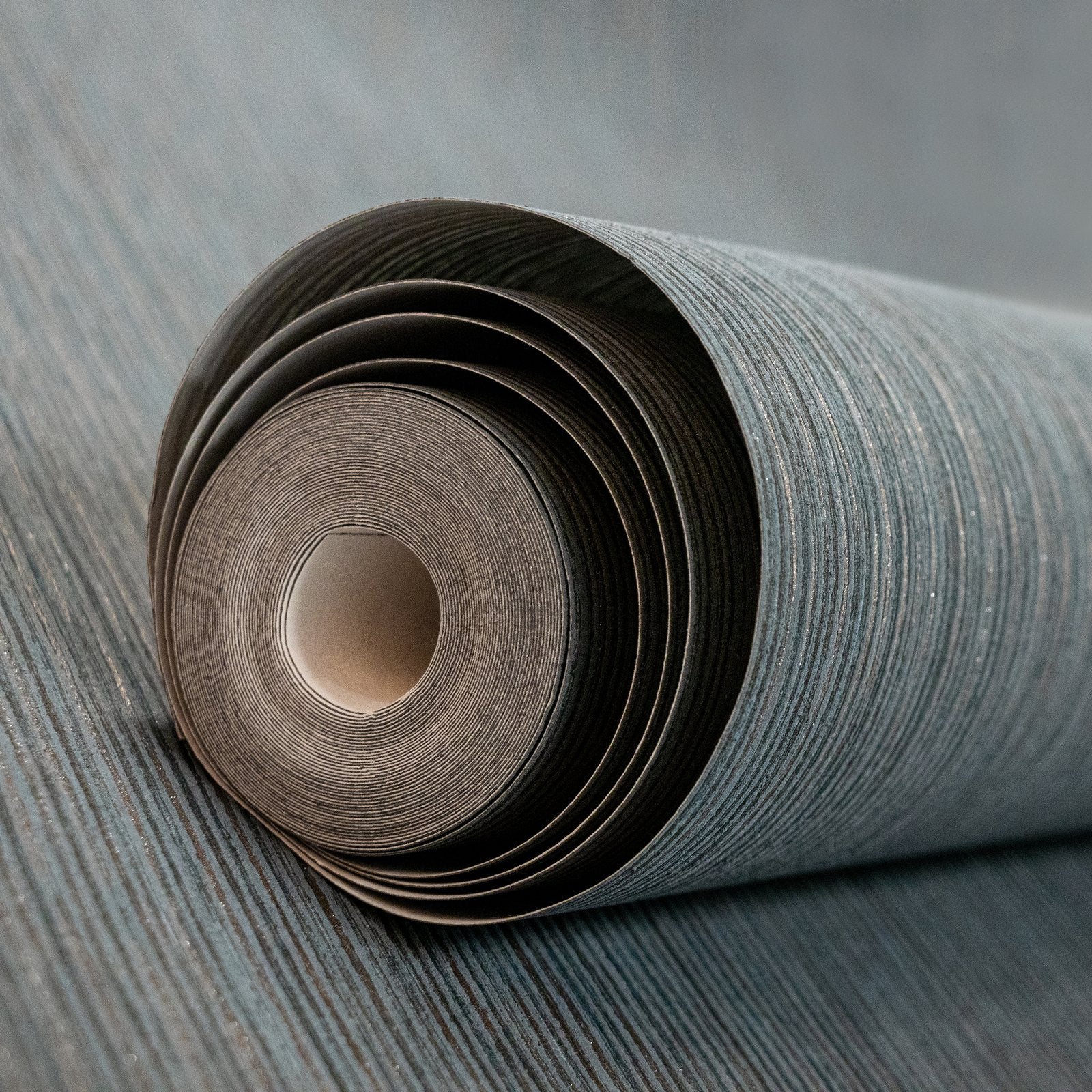 Curtain wallpaper in blue color - pattern number GH65053-23 - by Galerie in the Feel collection