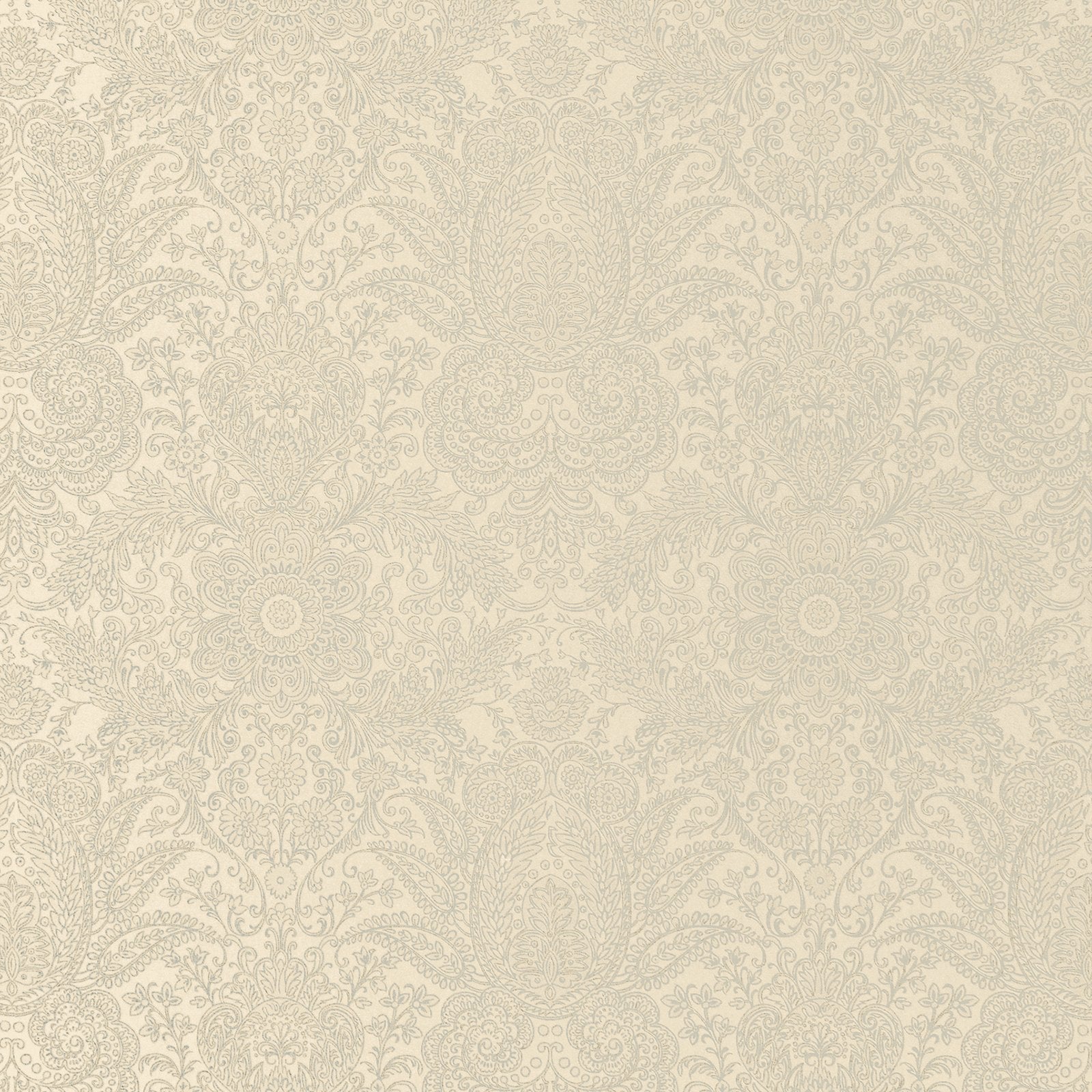 Brocade wallpaper in cream color - pattern number GH65185-23 - by Galerie in the Precious collection