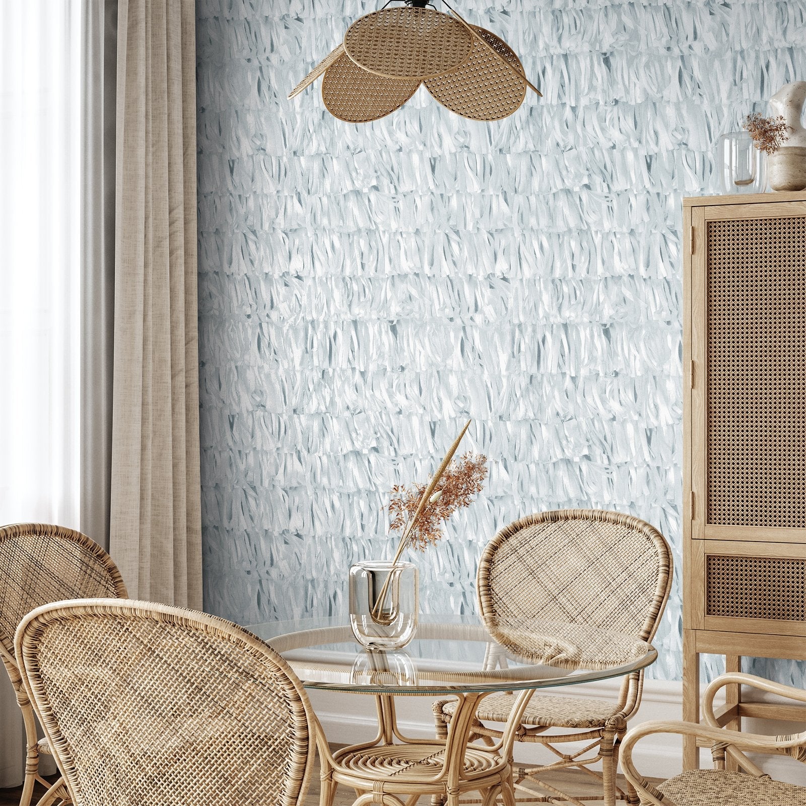 Calma wallpaper in silver grey color - pattern number GH65314-23 - by Galerie in the Salt collection