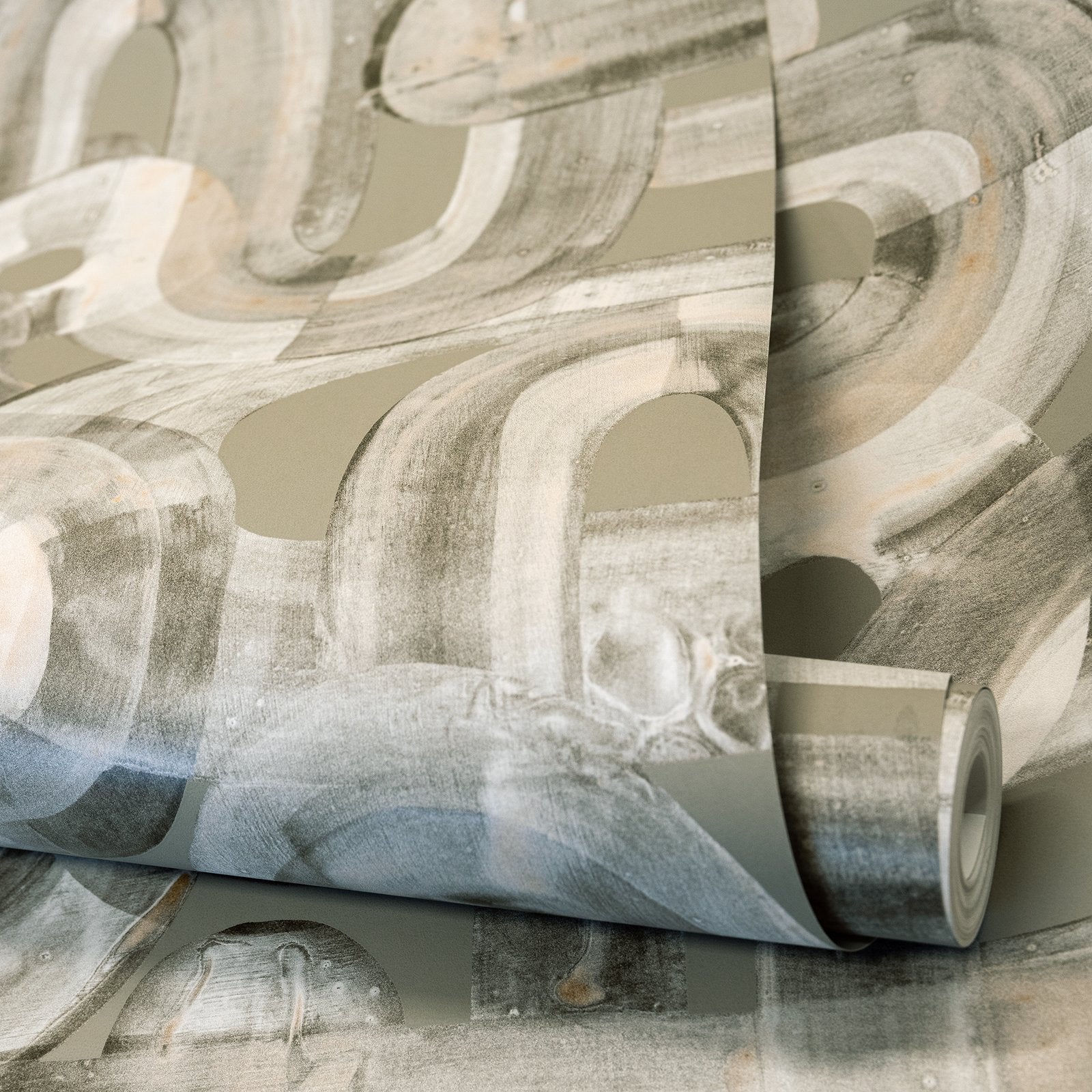 Penello wallpaper in bronze brown color - pattern number GH65322-23 - by Galerie in the Salt collection