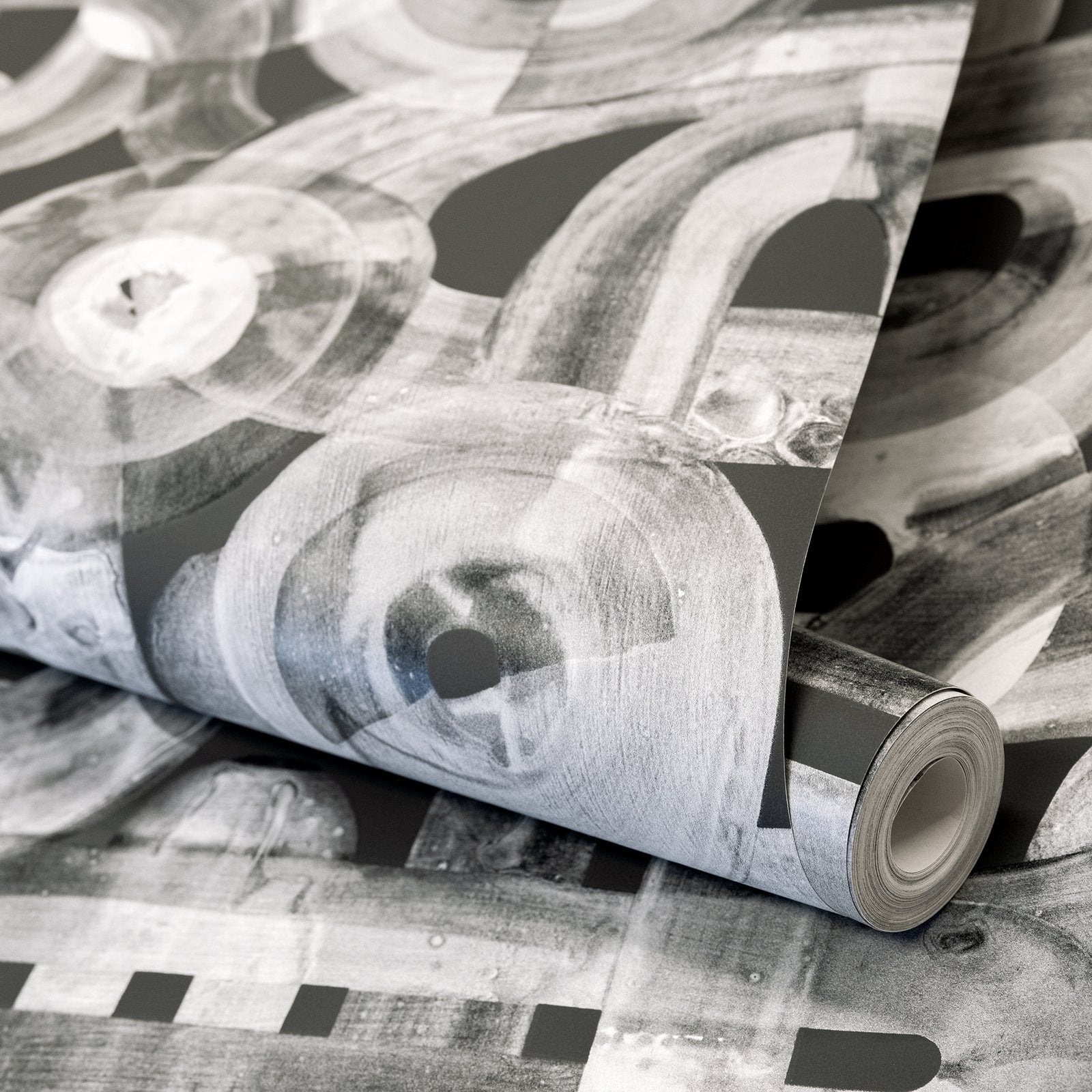 Penello wallpaper in silver grey color - pattern number GH65324-23 - by Galerie in the Salt collection