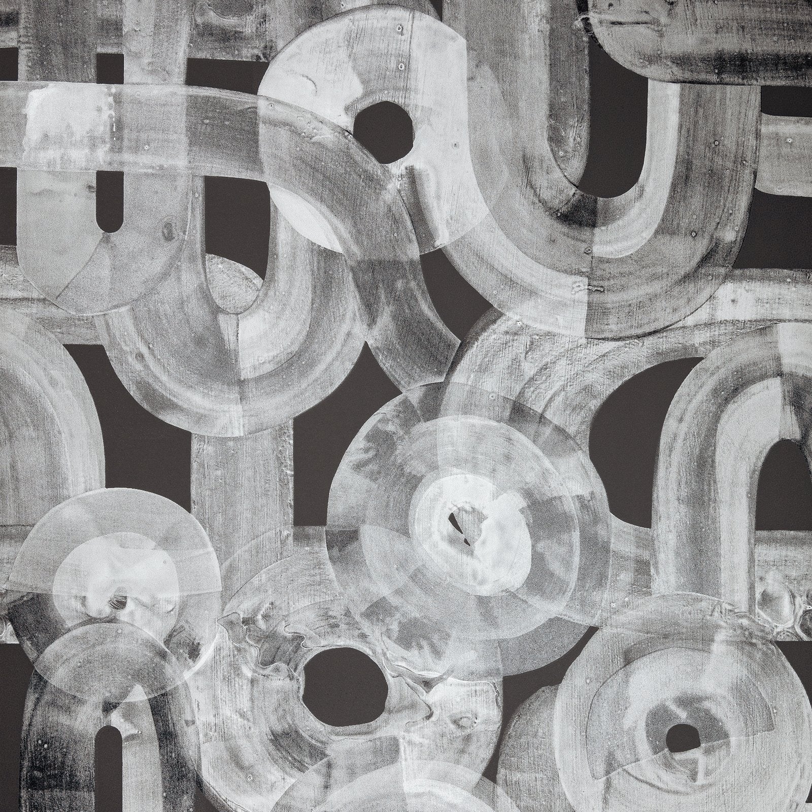 Penello wallpaper in silver grey color - pattern number GH65324-23 - by Galerie in the Salt collection