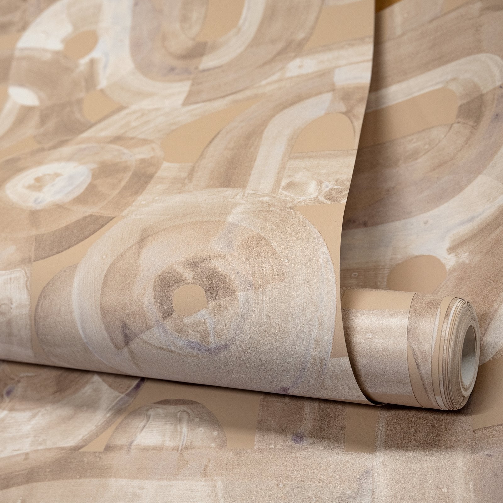 Penello wallpaper in orange color - pattern number GH65327-23 - by Galerie in the Salt collection