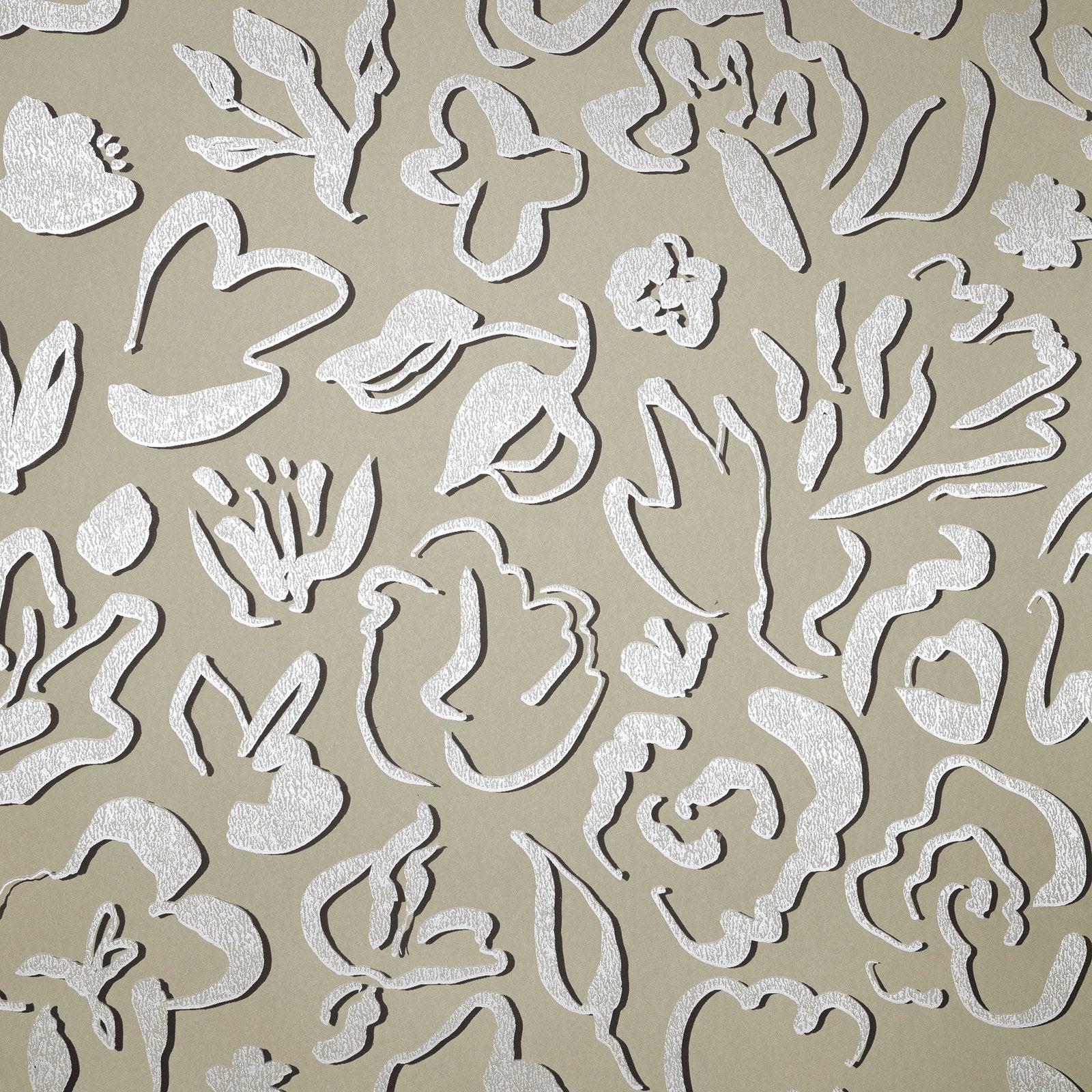 Fiore wallpaper in bronze brown color - pattern number GH65330-23 - by Galerie in the Salt collection