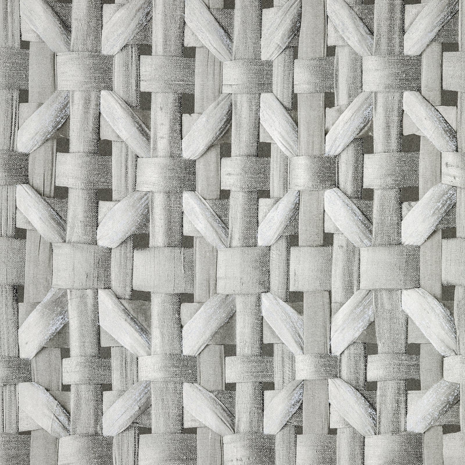 Octagonal Honeycomb wallpaper in silver grey color - pattern number GH65339-23 - by Galerie in the Pepper collection