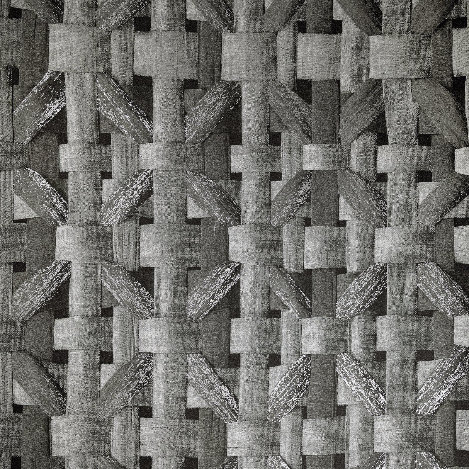 Octagonal Honeycomb wallpaper in silver grey color - pattern number GH65340-23 - by Galerie in the Pepper collection