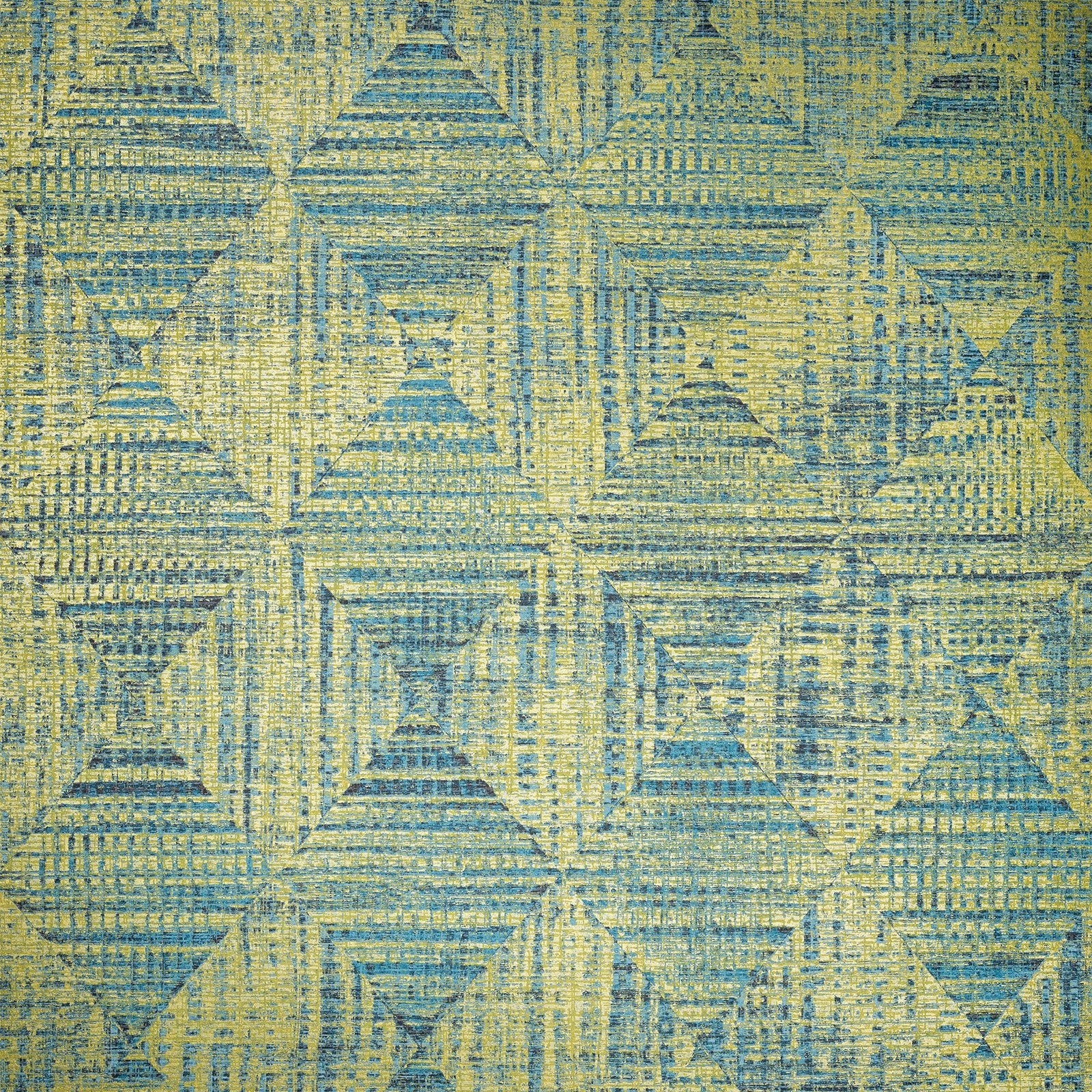Raffia wallpaper in green color - pattern number GH65343-23 - by Galerie in the Pepper collection