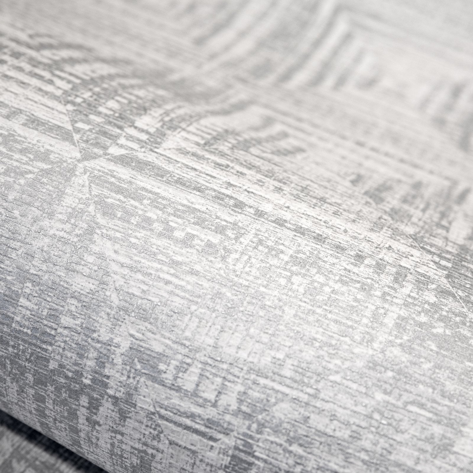 Raffia wallpaper in silver grey color - pattern number GH65349-23 - by Galerie in the Pepper collection