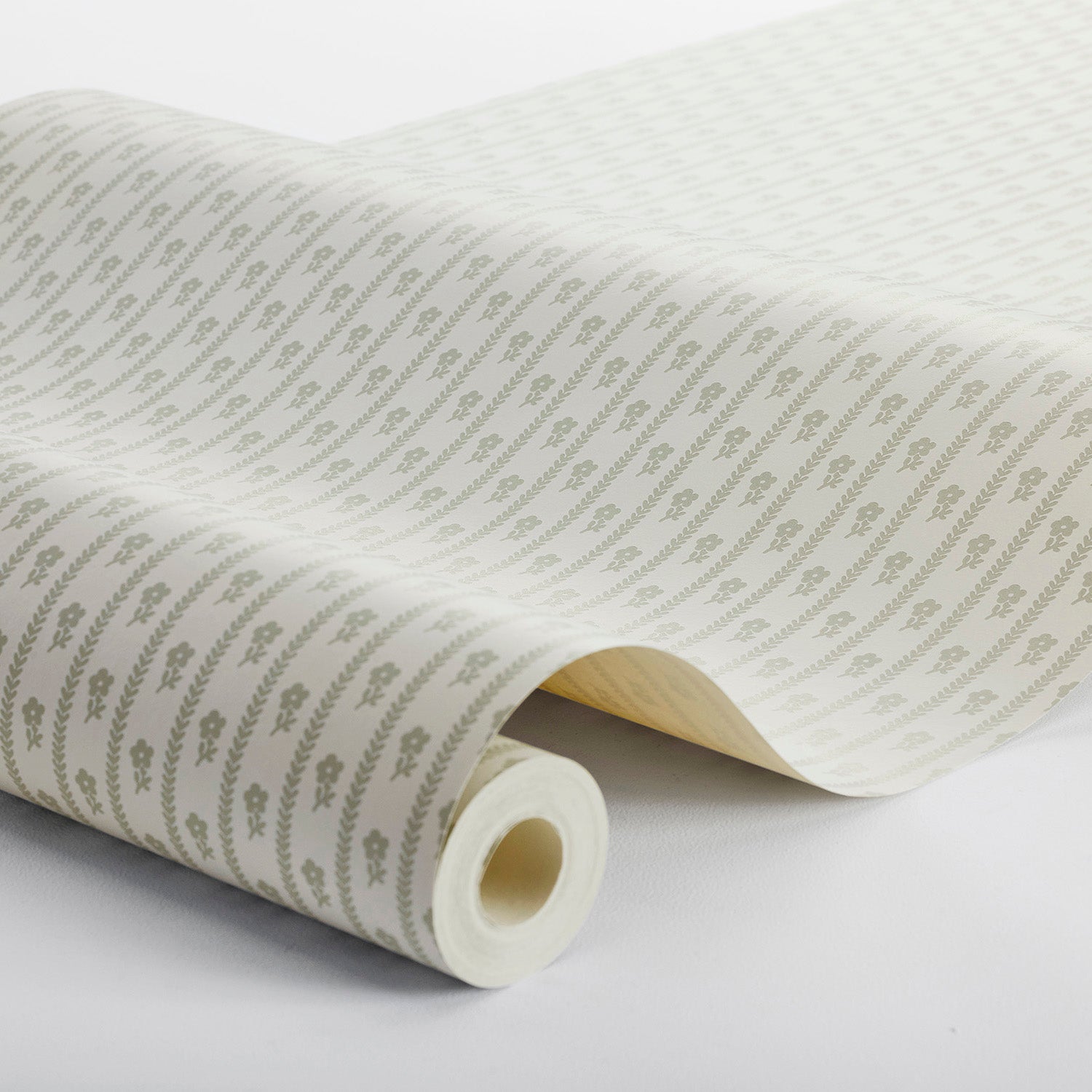 Lilla Lyckan Wallpaper in sage color - pattern number 6954 - by Schumacher in the Borastapeter collection