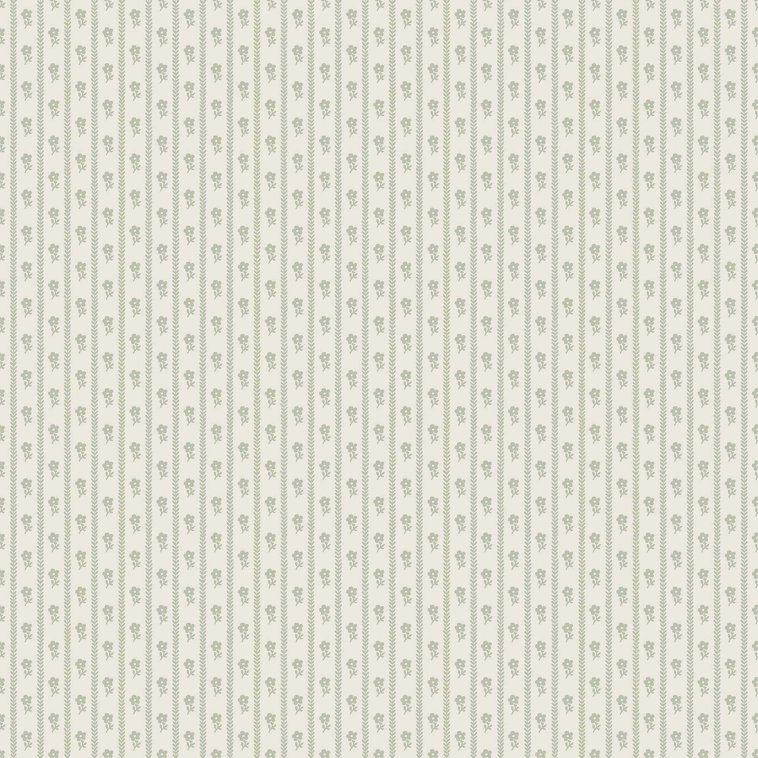 Lilla Lyckan Wallpaper in sage color - pattern number 6954 - by Schumacher in the Borastapeter collection