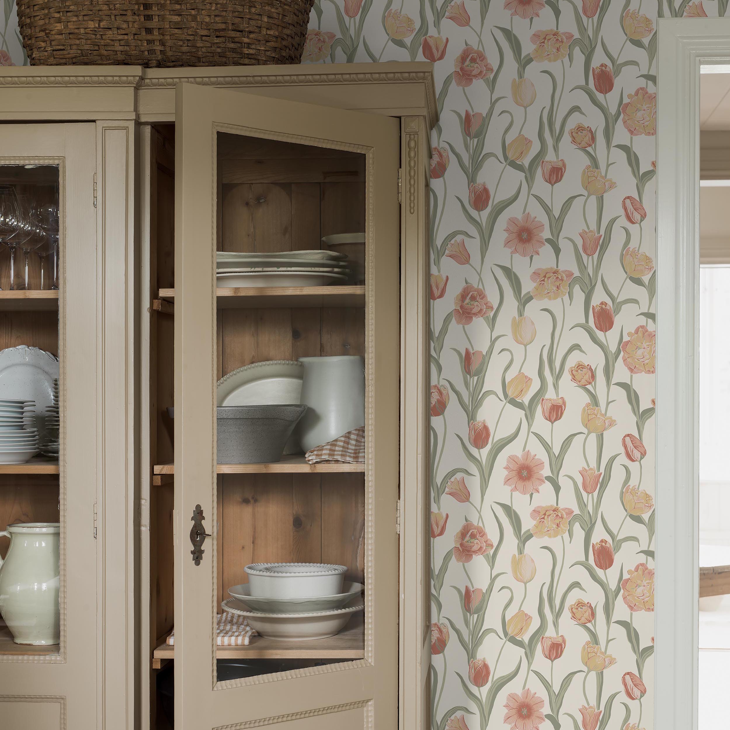La Belle Epoque Wallpaper in rose color - pattern number 6969 - by Schumacher in the Borastapeter collection