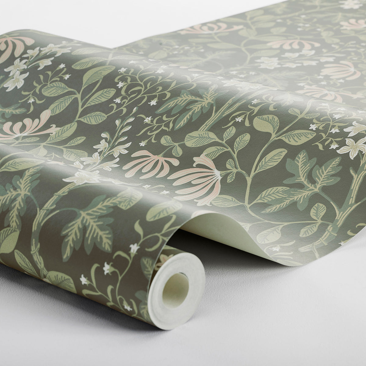Trädgårdsfröjd Wallpaper in charcoal color - pattern number 6986 - by Schumacher in the Borastapeter collection