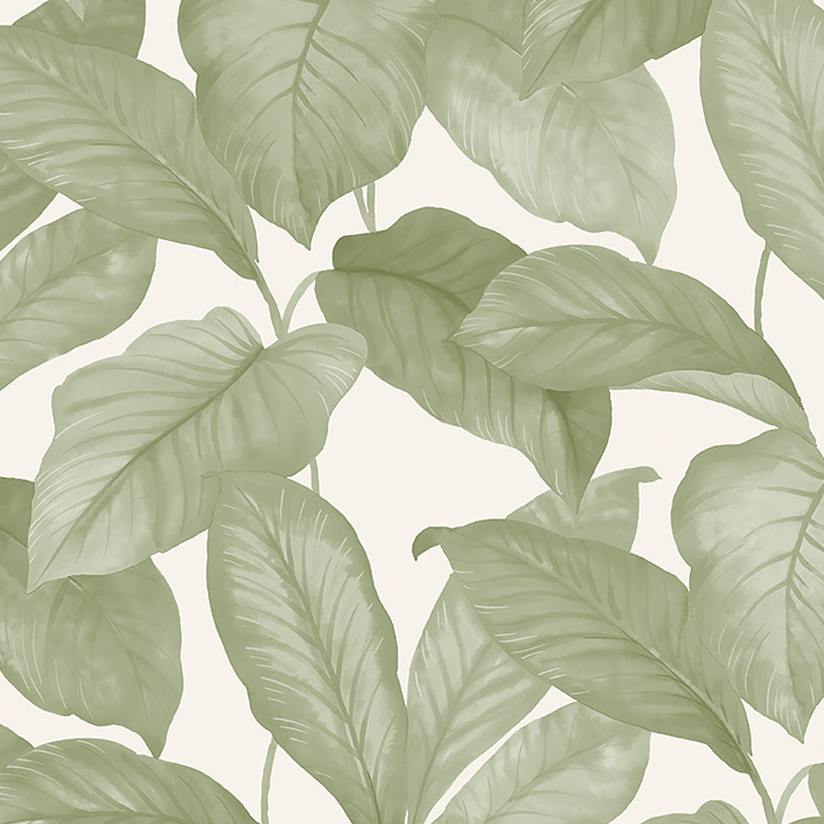 Bo wallpaper in leaf color - pattern number 7402 - by Schumacher in the Borastapeter collection