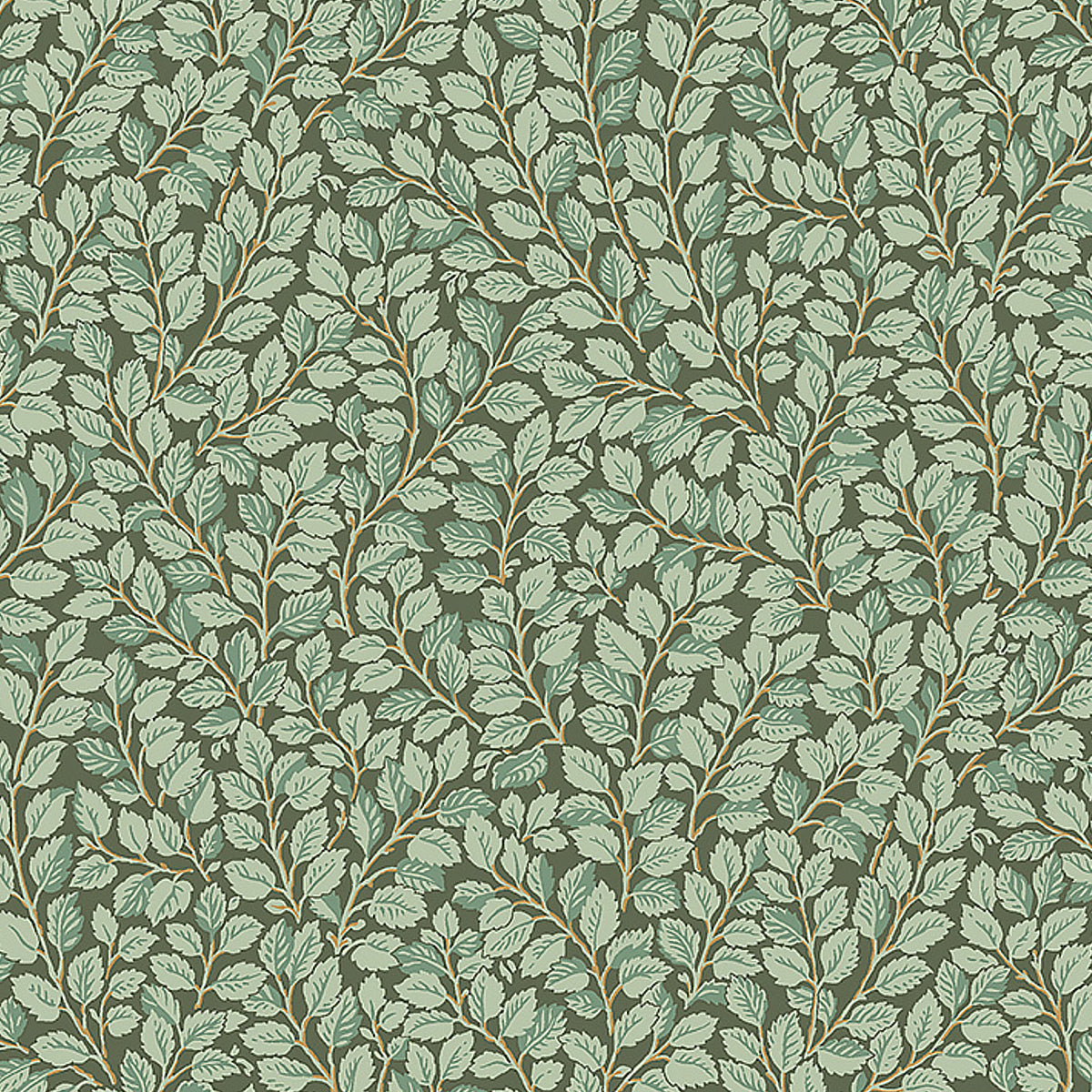Hazel wallpaper in spruce color - pattern number 7663 - by Schumacher in the Borastapeter collection