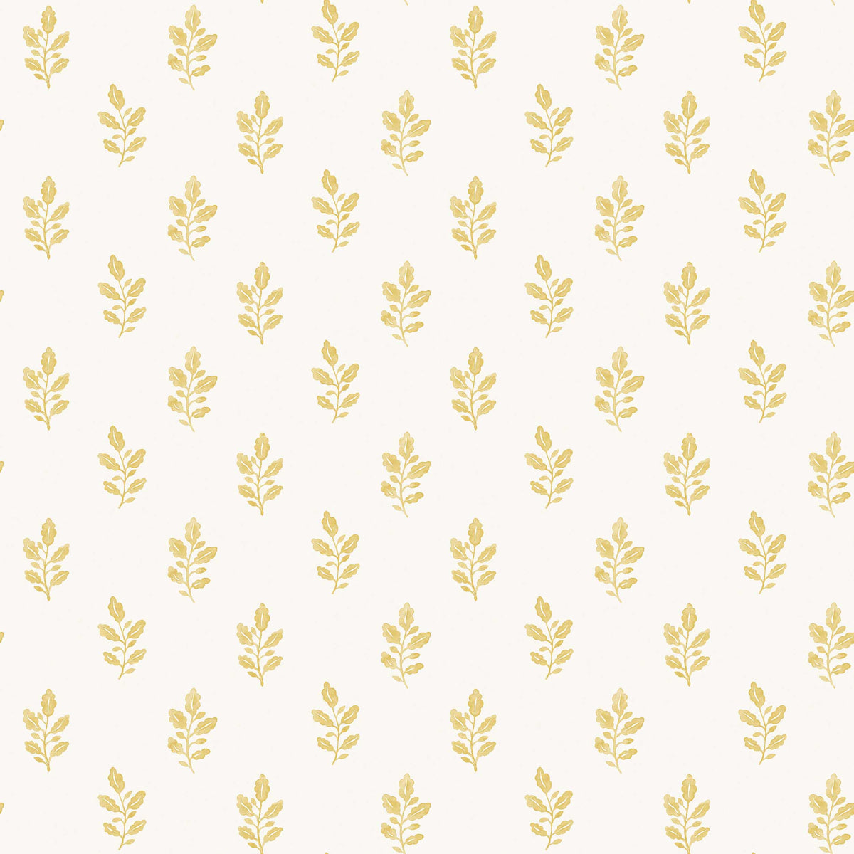 Little Oak Wallpaper in yellow color - pattern number 7774 - by Schumacher in the Borastapeter collection