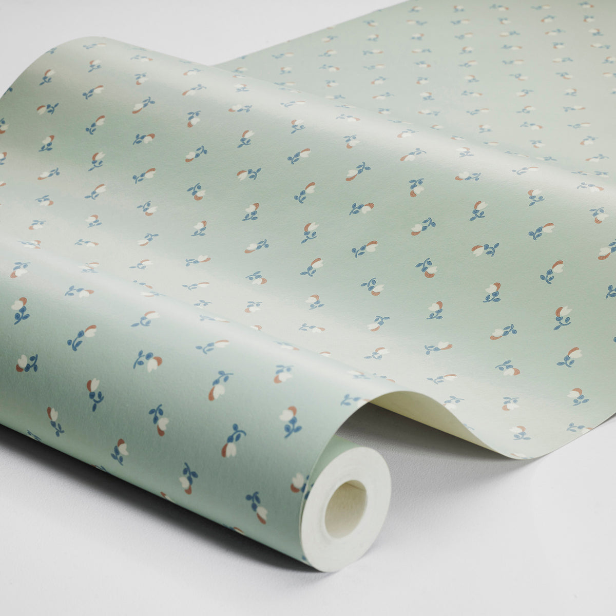 Petite Chérie Wallpaper in aqua color - pattern number 7782 - by Schumacher in the Borastapeter collection
